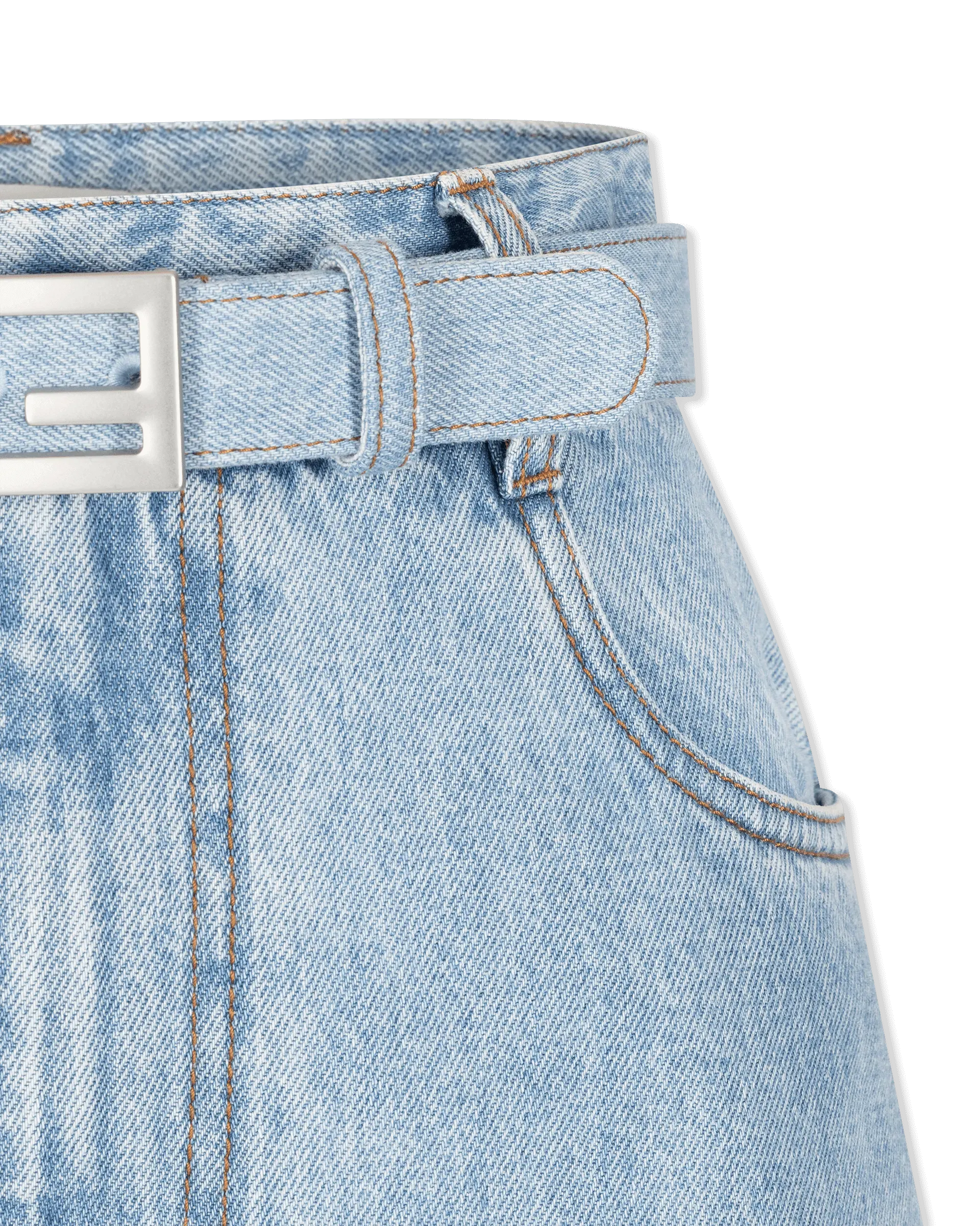 Baguette Denim Jeans - DIHSAN