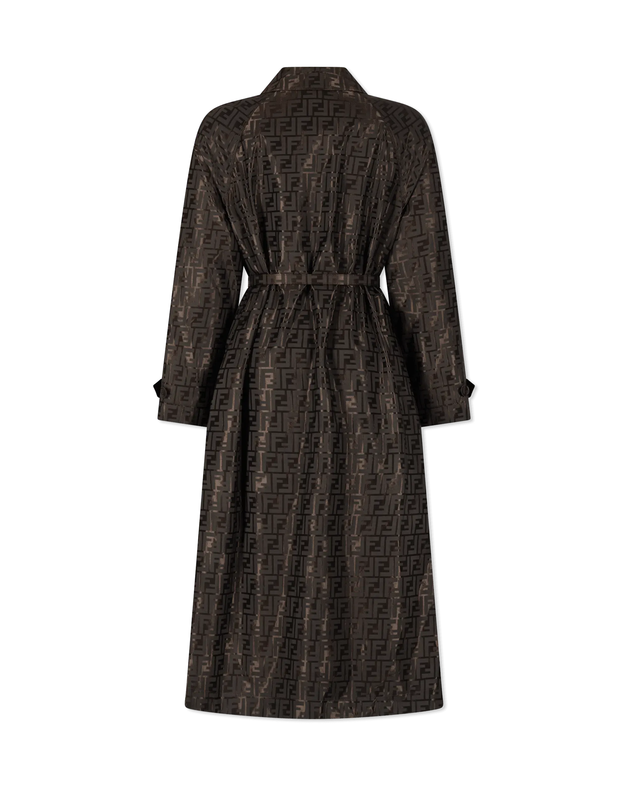 FF Jacquard Trench Coat - DIHSAN