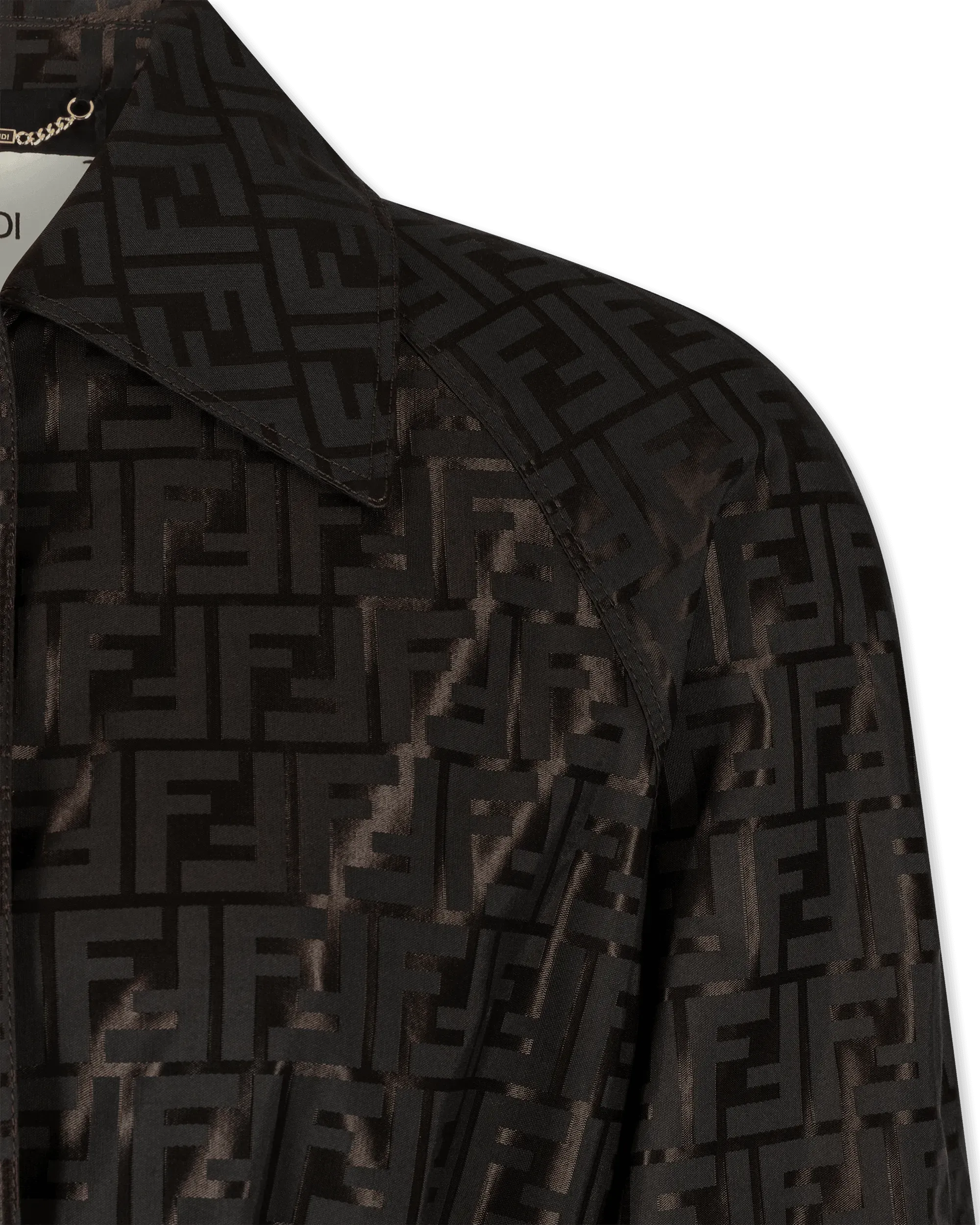 FF Jacquard Trench Coat - DIHSAN