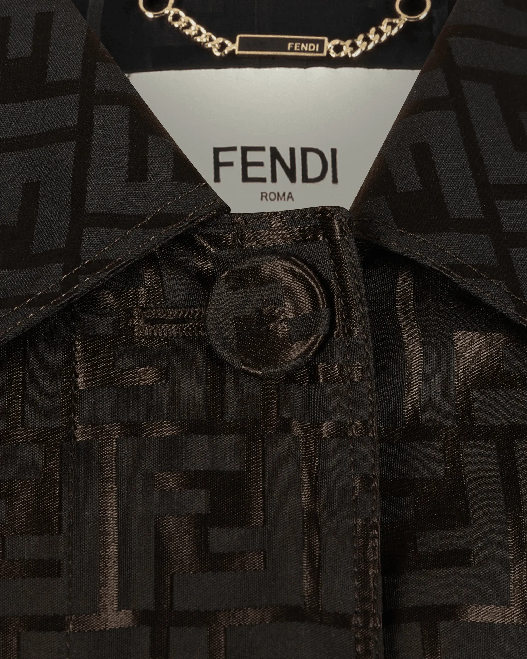 FF Jacquard Trench Coat - DIHSAN