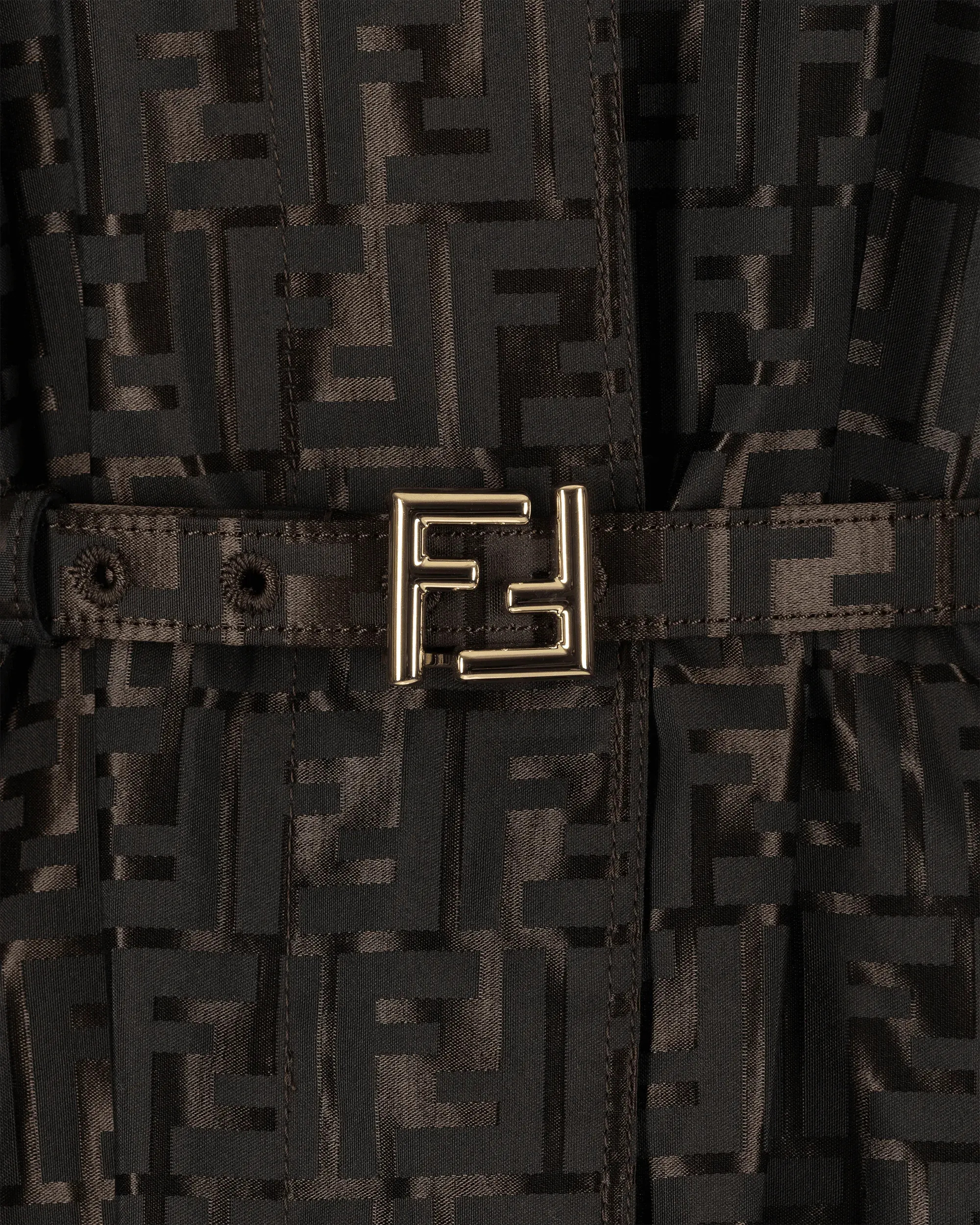 FF Jacquard Trench Coat - DIHSAN