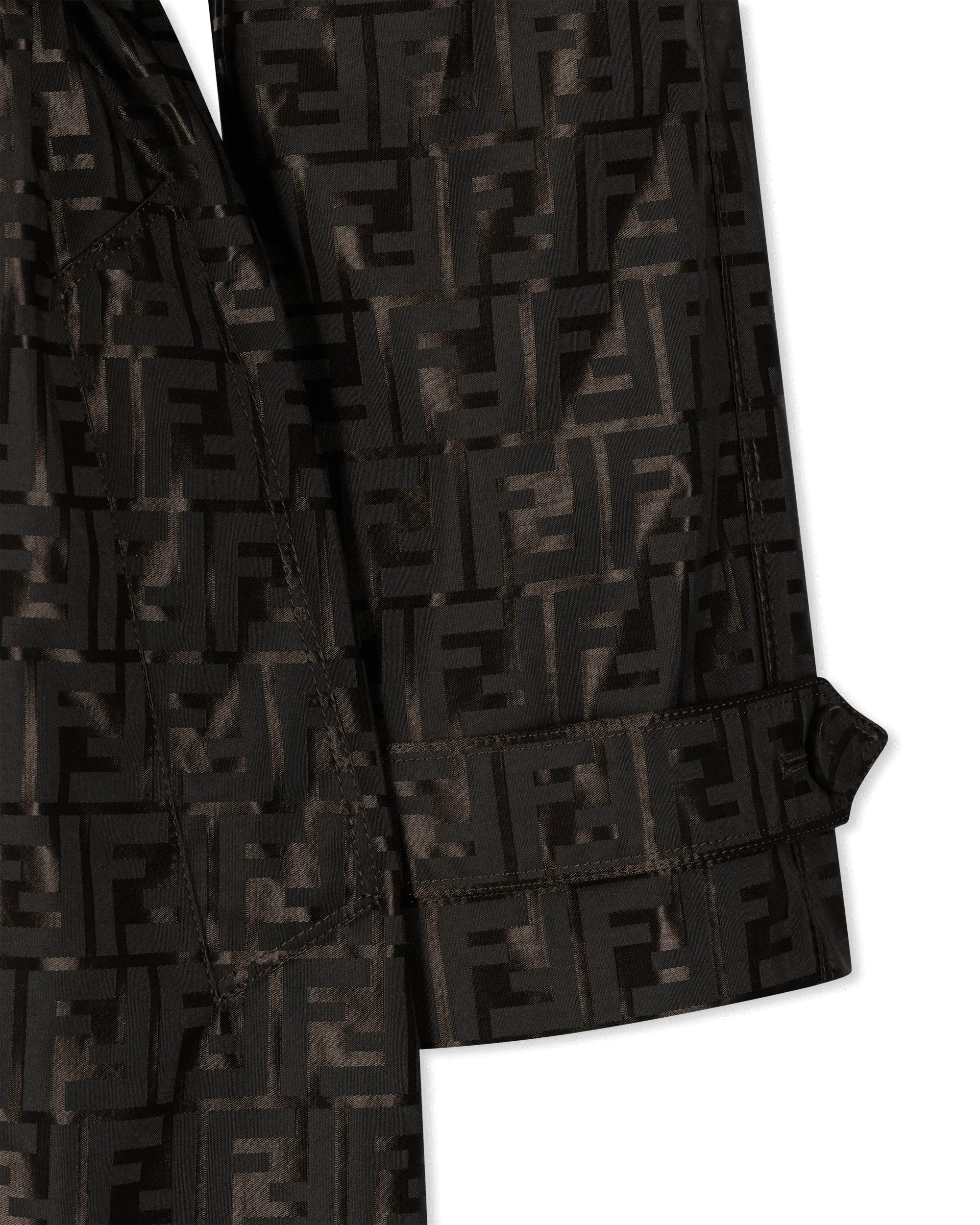 FF Jacquard Trench Coat - DIHSAN