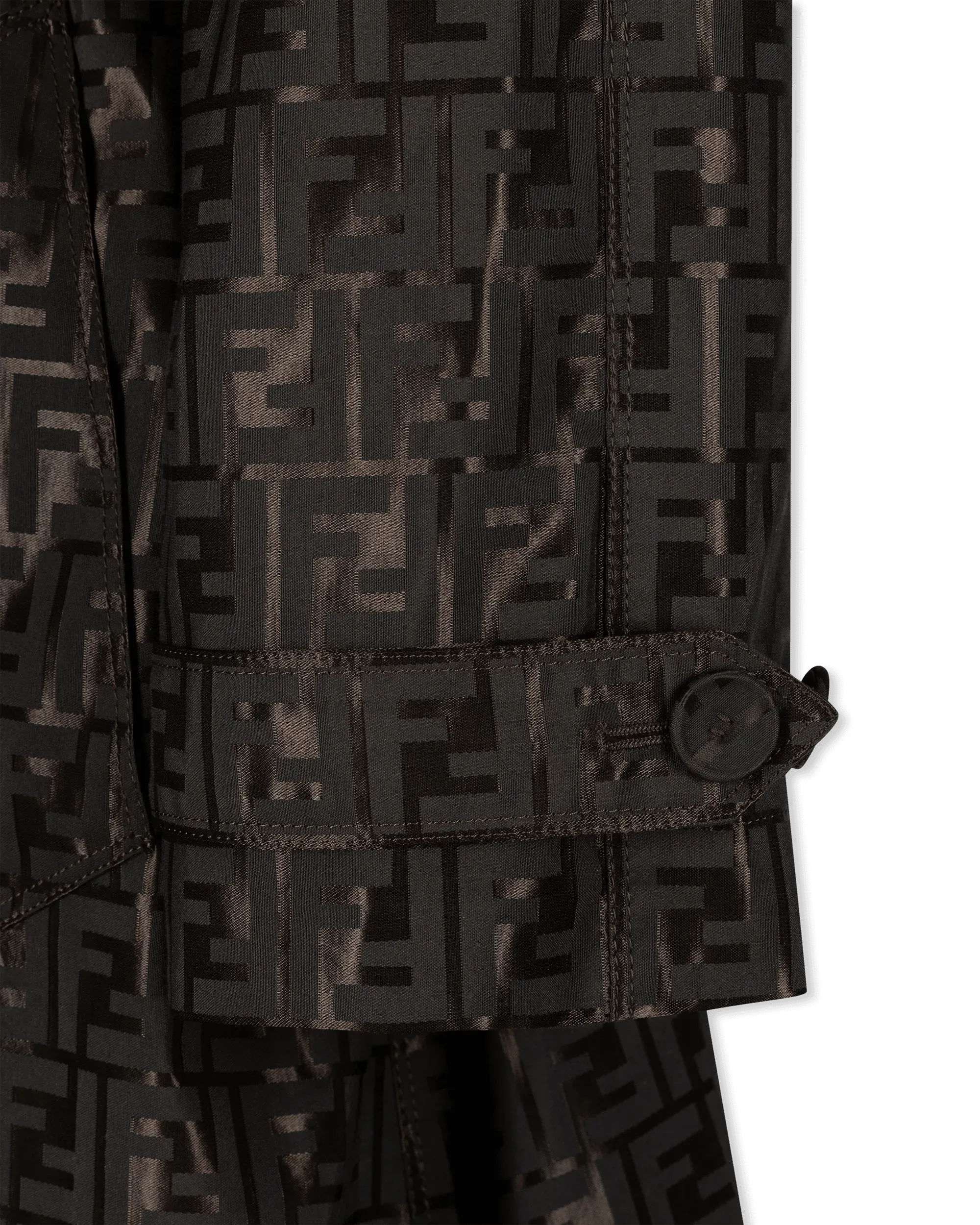 FF Jacquard Trench Coat - DIHSAN