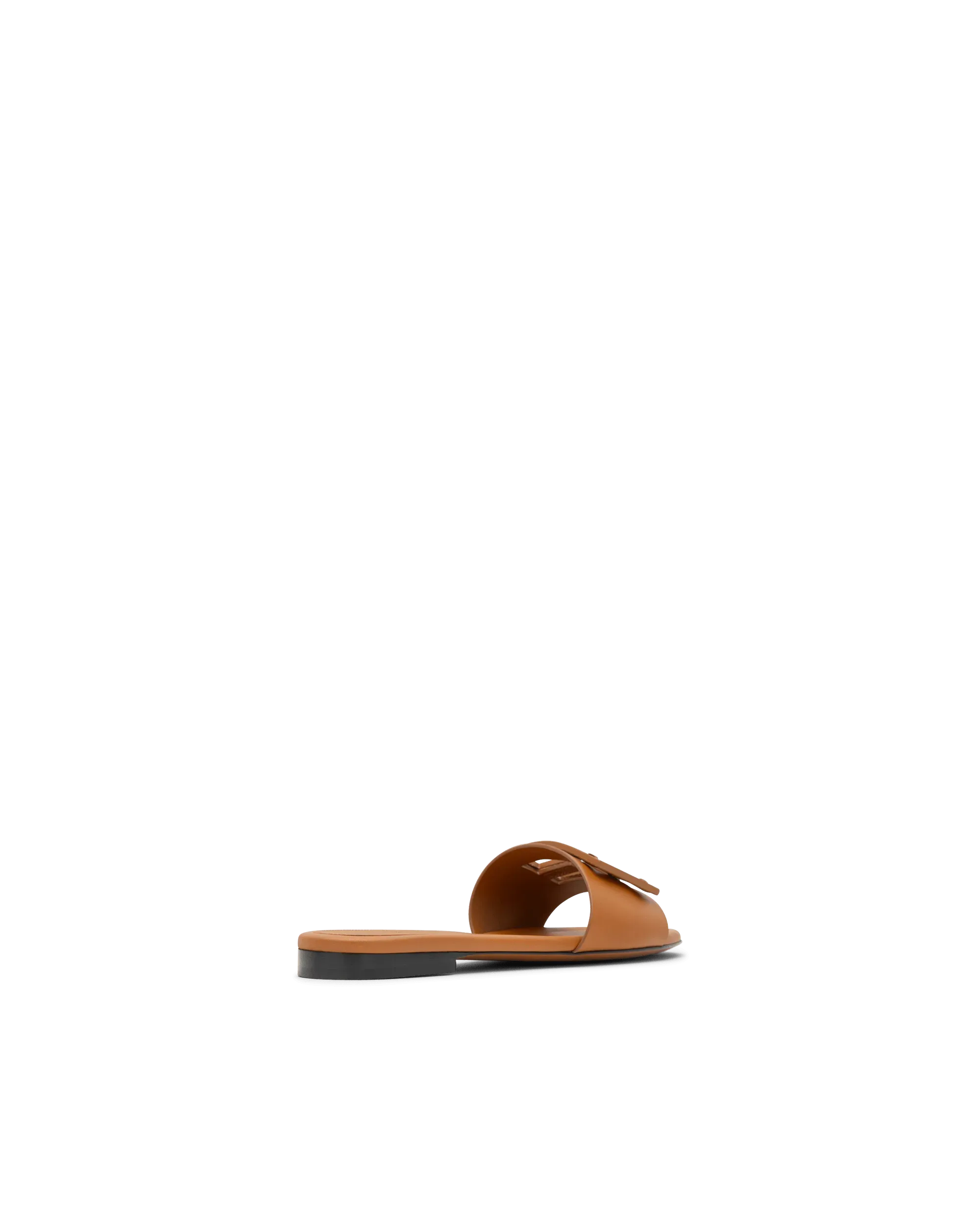 FF Baguette Leather Slides - DIHSAN