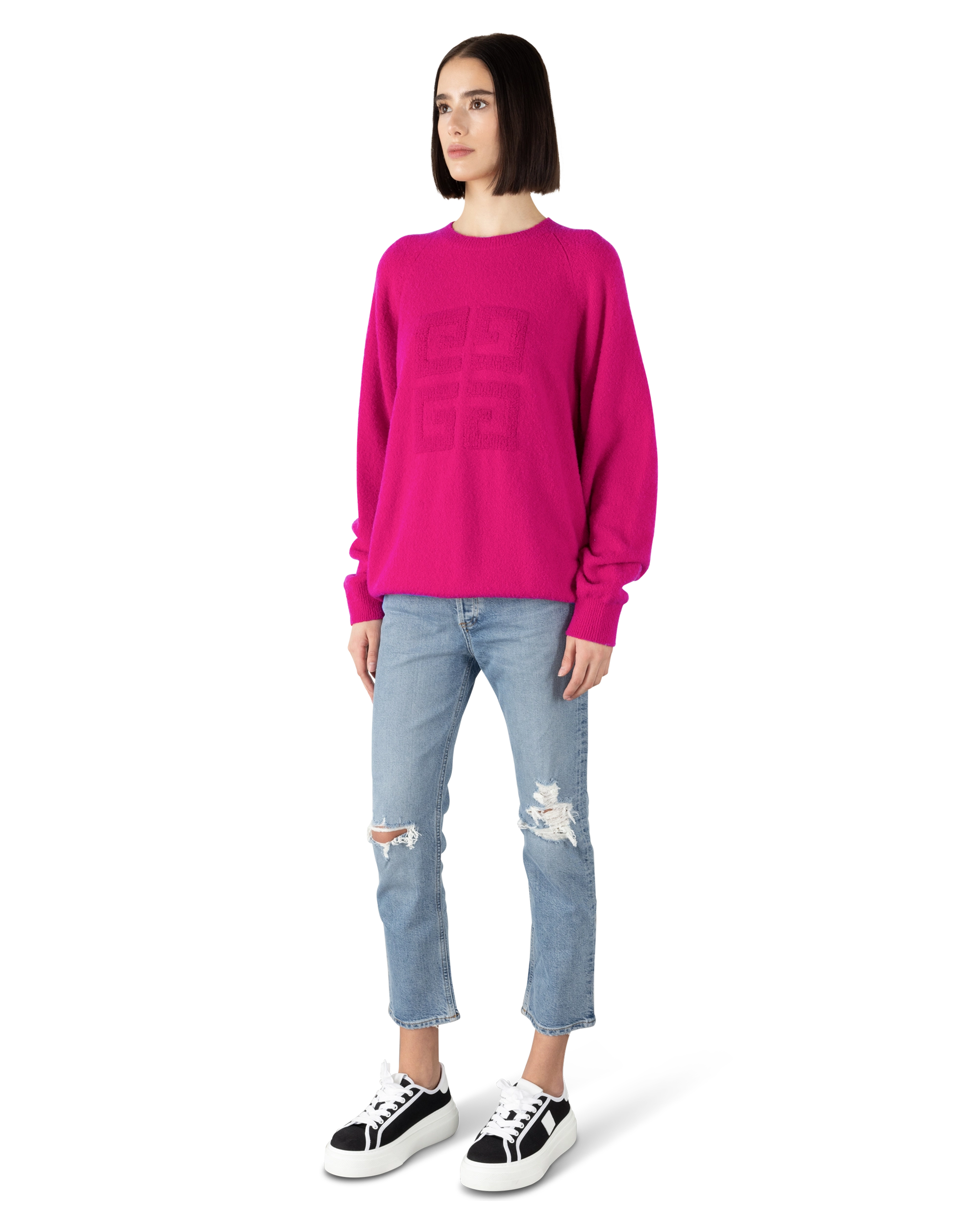 4G Raglan Crewneck Sweater