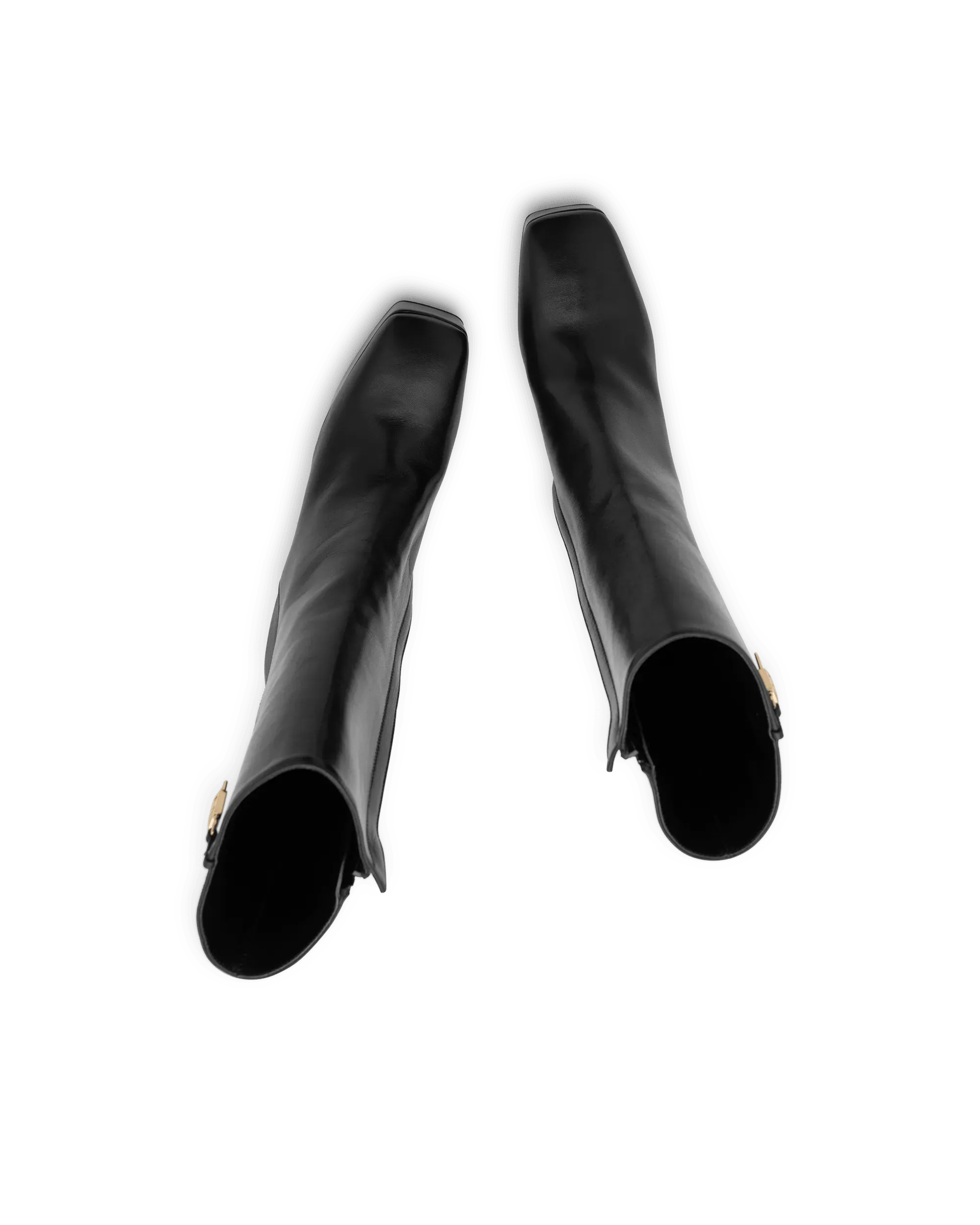 G-Lock Platform Leather Ankle Boots - DIHSAN