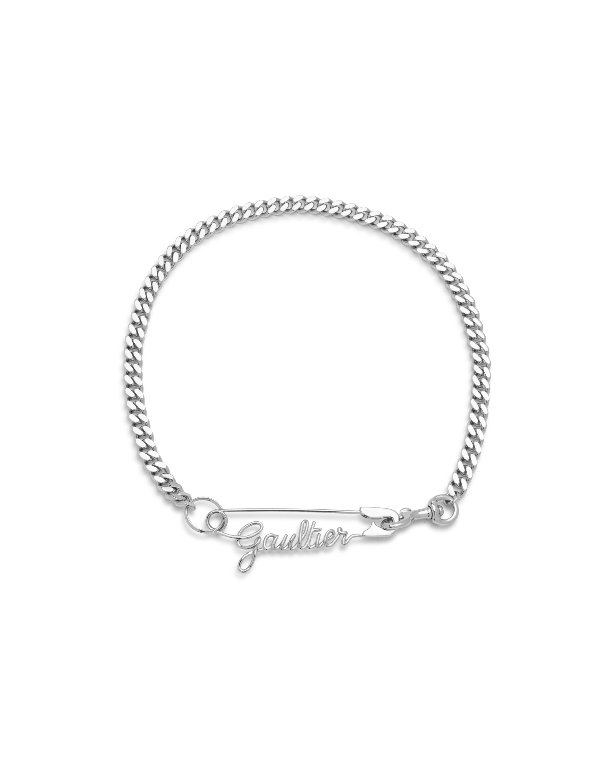 Gaultier Removable Safety Pin Necklace