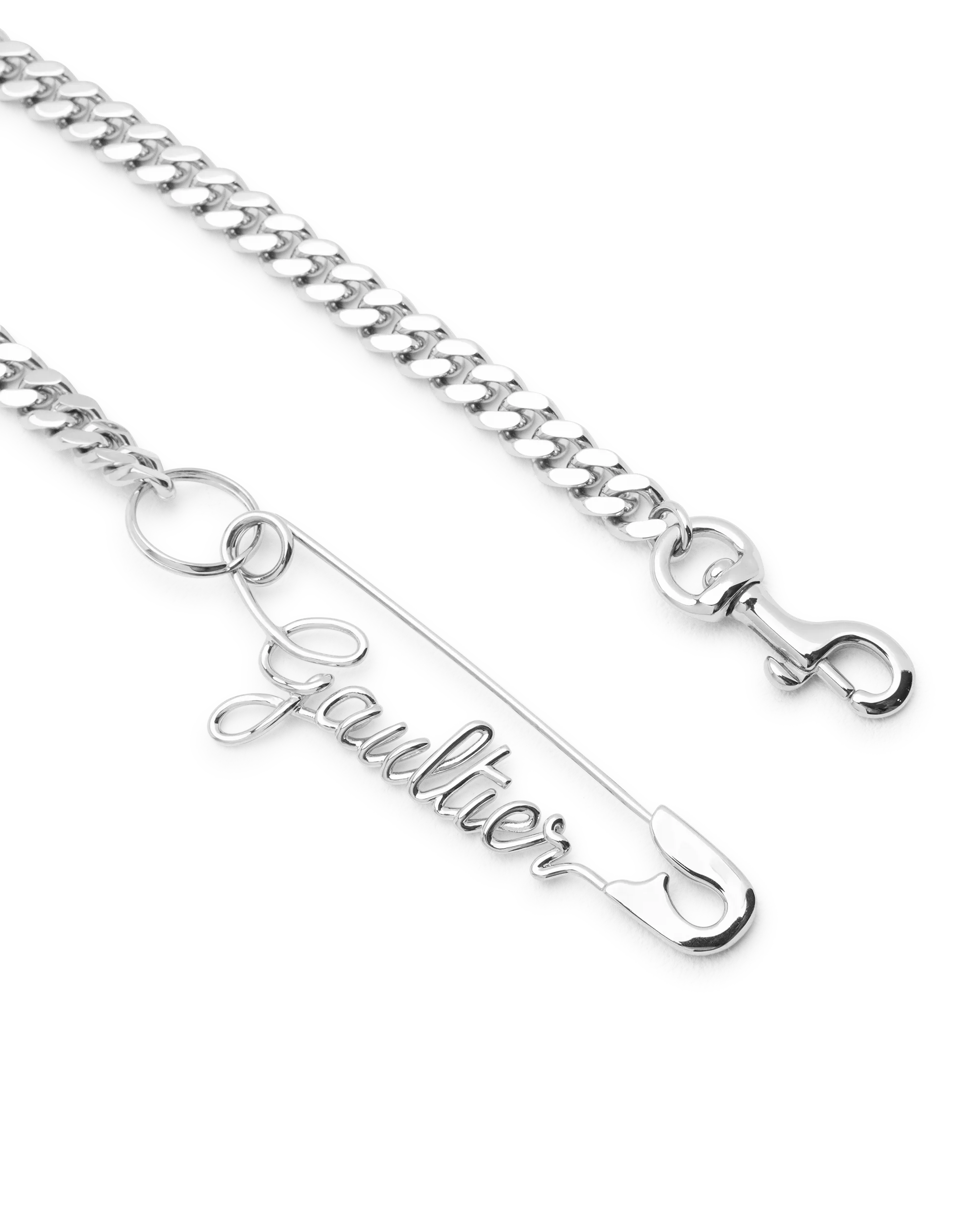 Gaultier Removable Safety Pin Necklace