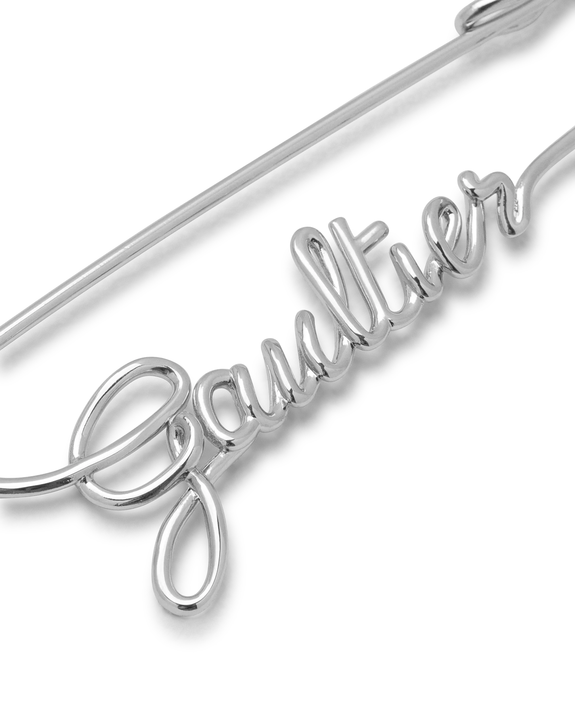 Silver Brass The Gaultier Safety Pin Brooch by Jean Paul Gaultier | DIHSAN