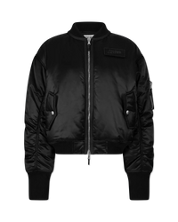 Embroidery Oversized Bomber Jacket - DIHSAN