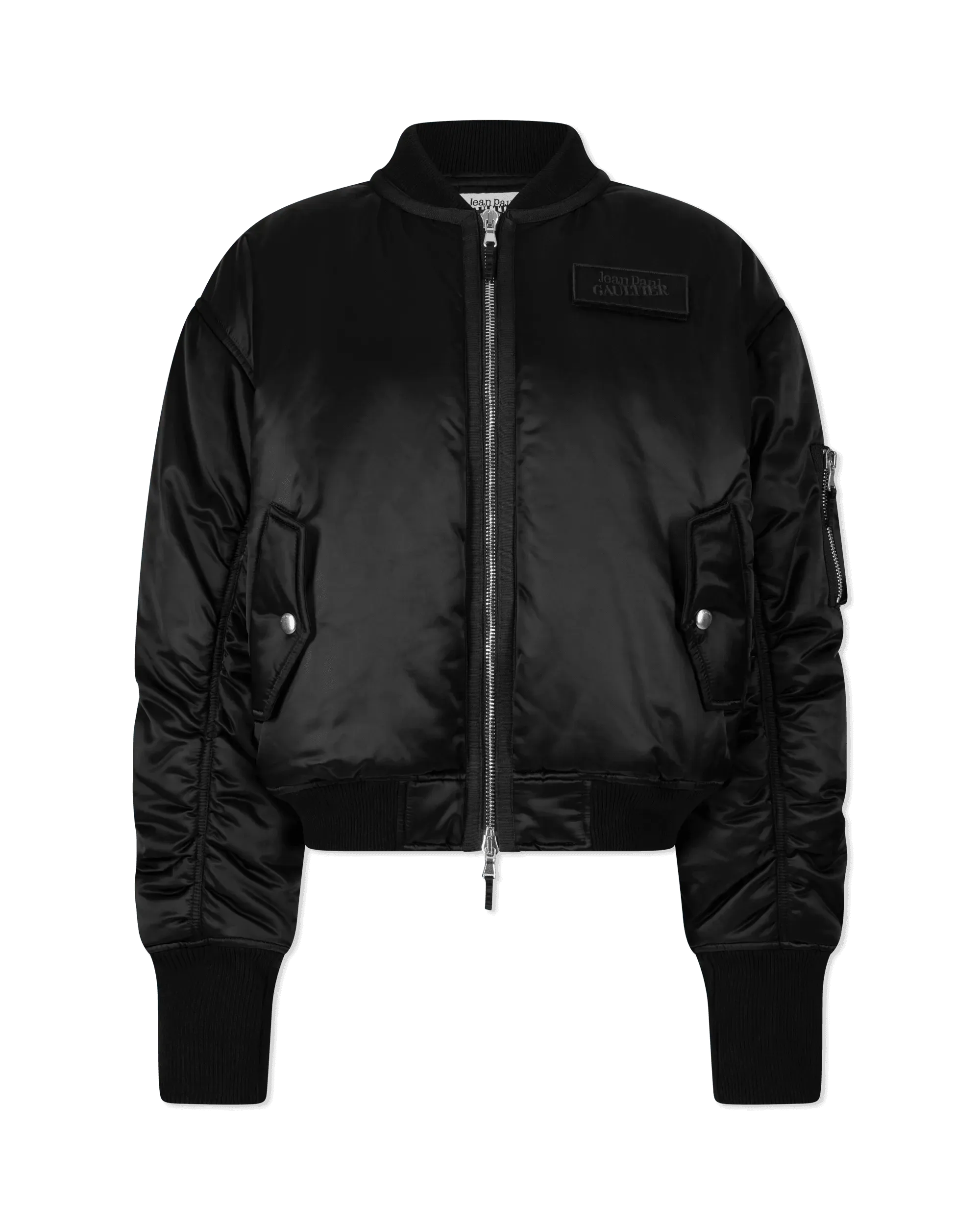 Embroidery Oversized Bomber Jacket - DIHSAN