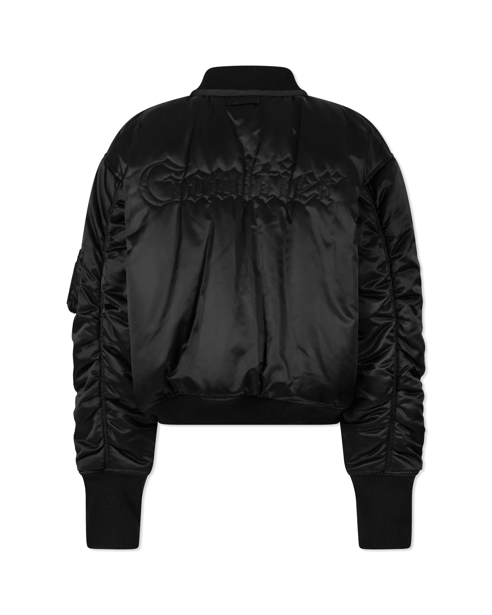 Embroidery Oversized Bomber Jacket - DIHSAN