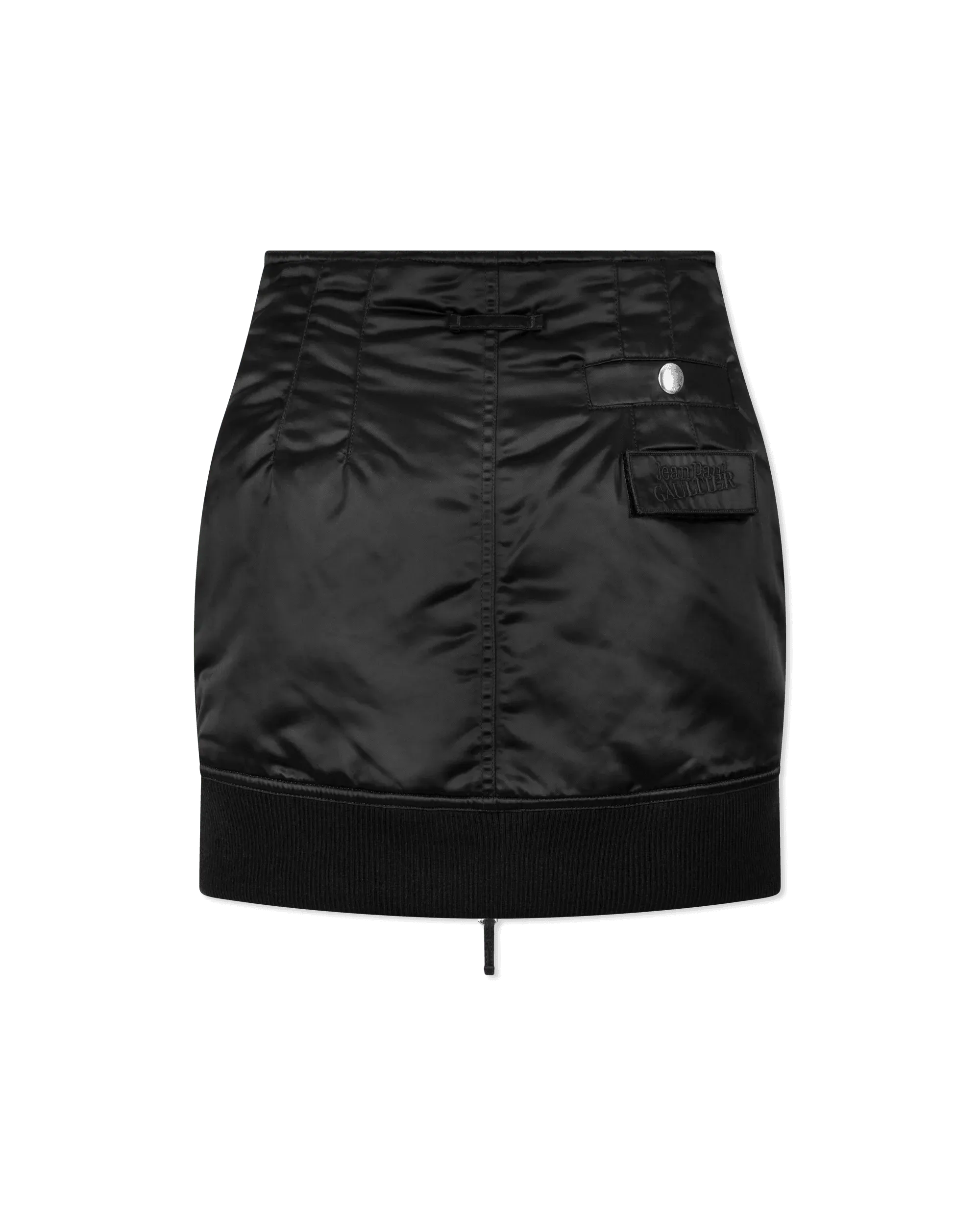 Embroidered Bomber Mini Skirt - DIHSAN