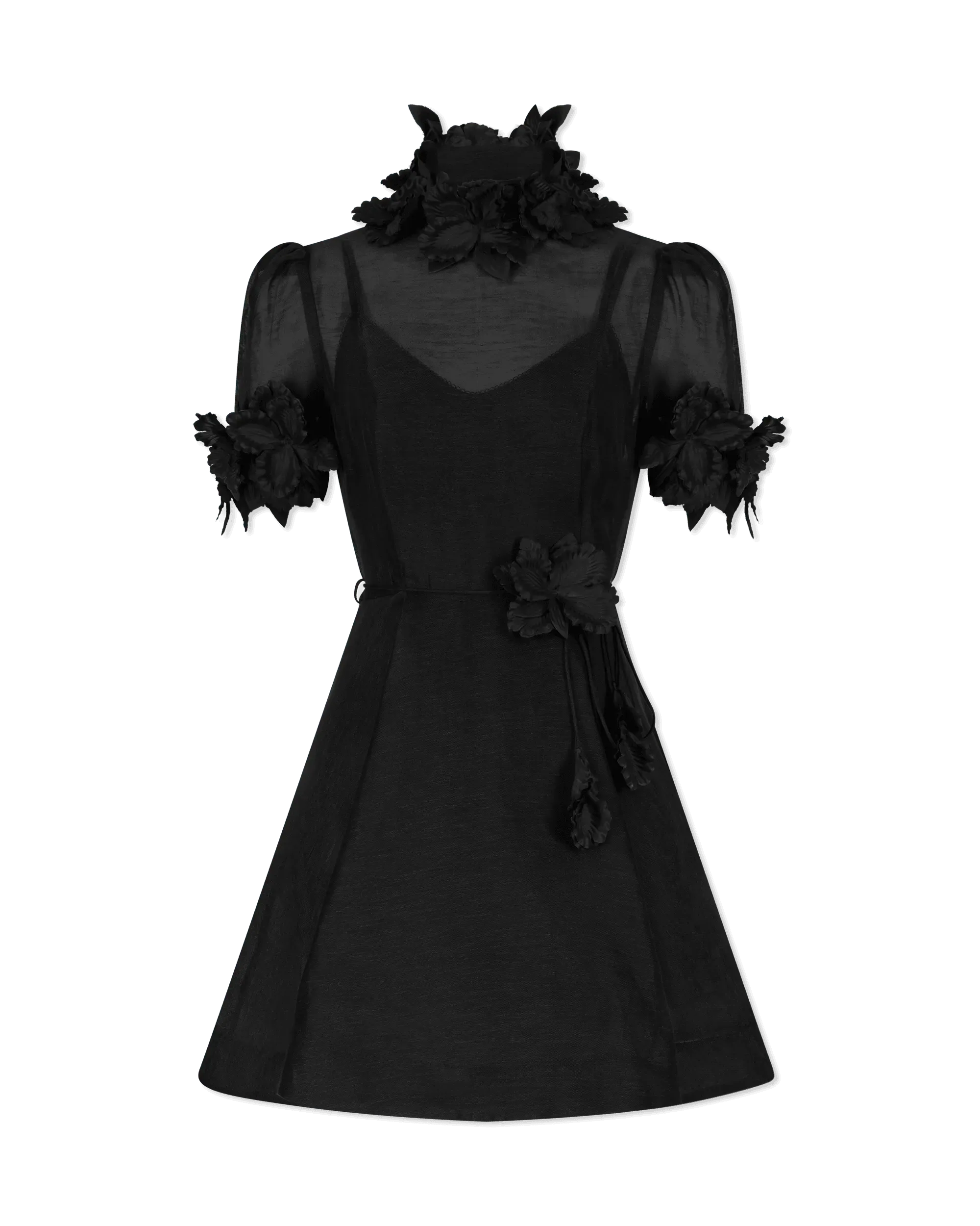 Luminosity LIft-Off Flower Mini Dress - DIHSAN