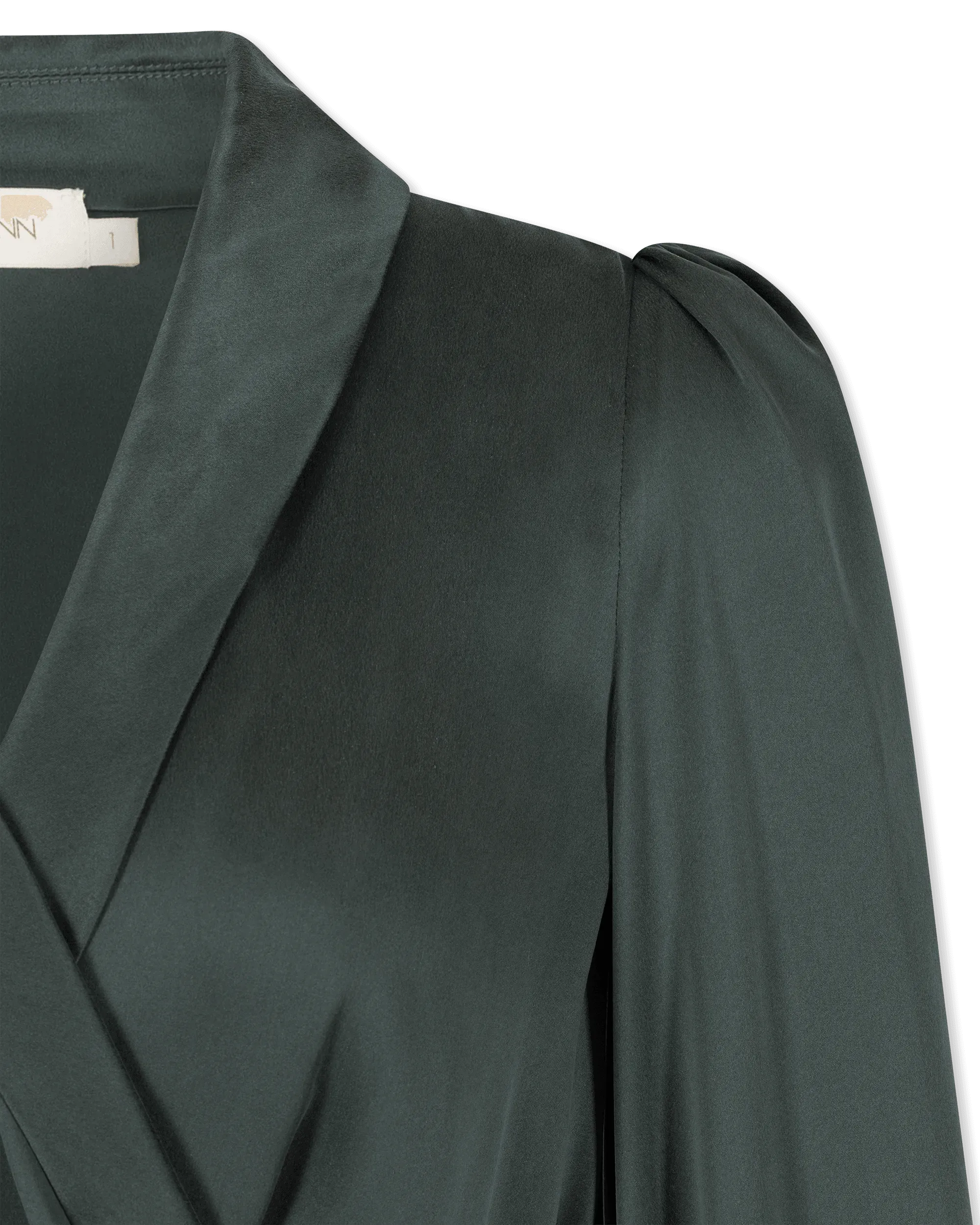 Silk Wrap Midi Dress - DIHSAN