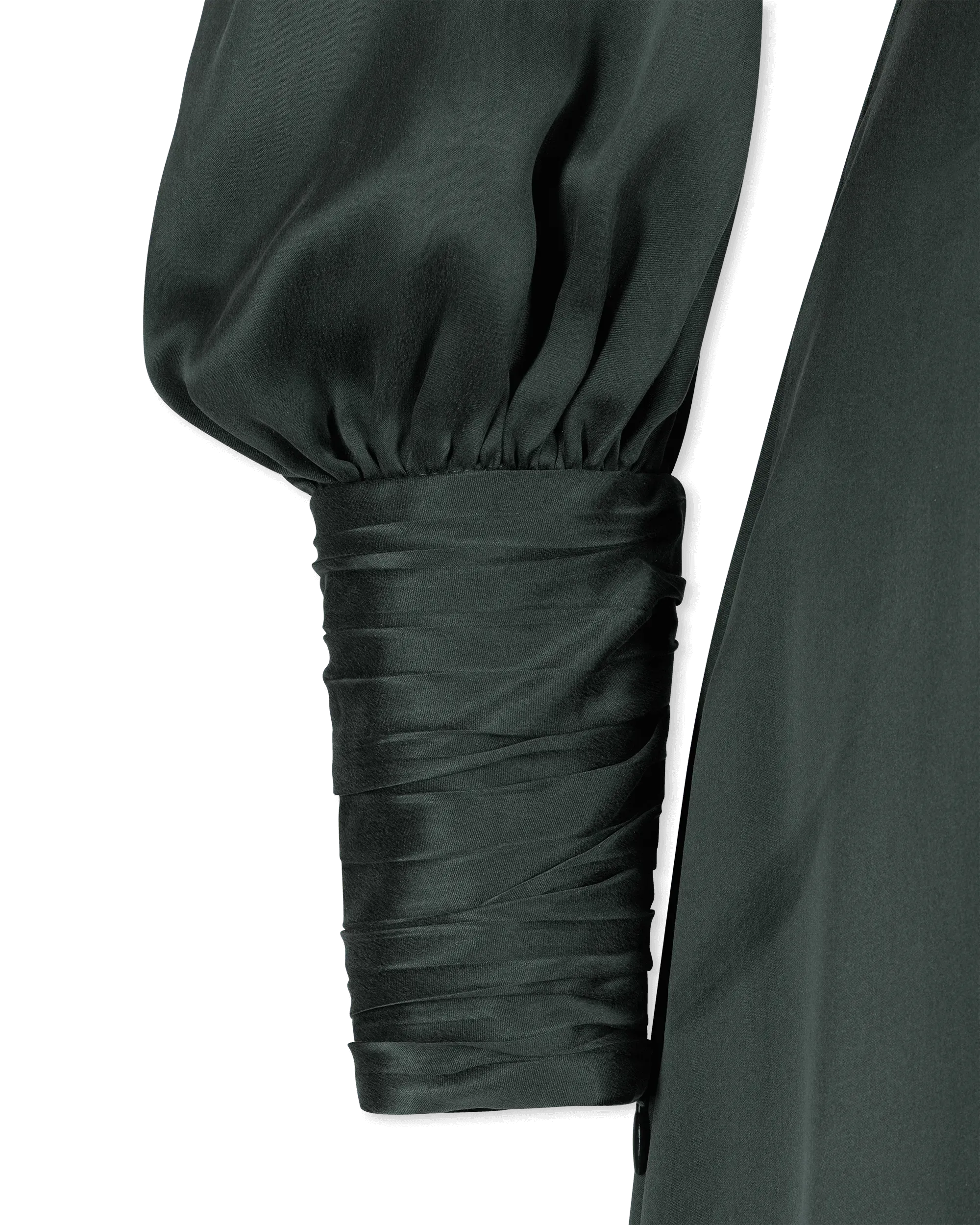 Silk Wrap Midi Dress - DIHSAN