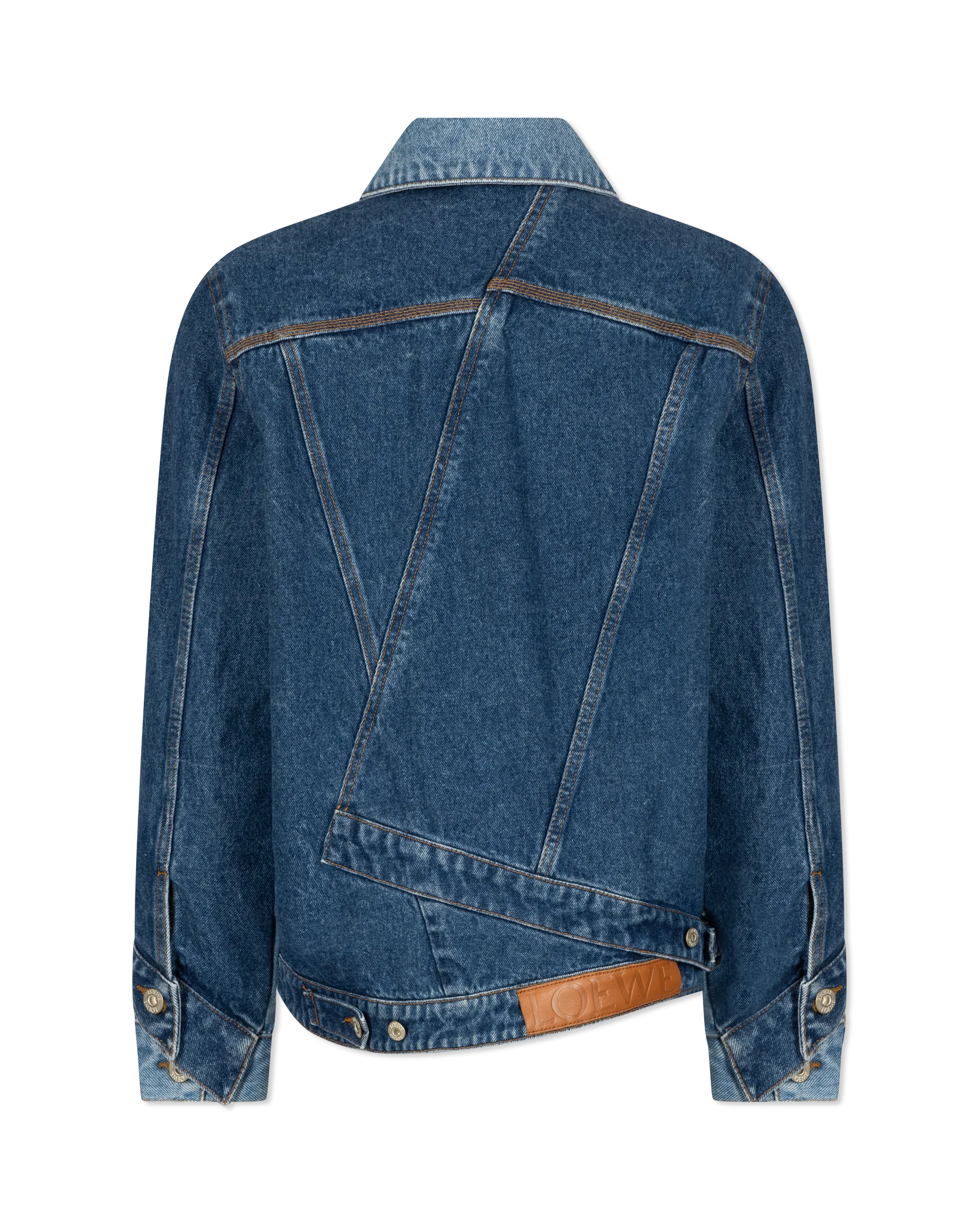 Cotton Trompe L'Oeil Denim Jacket
