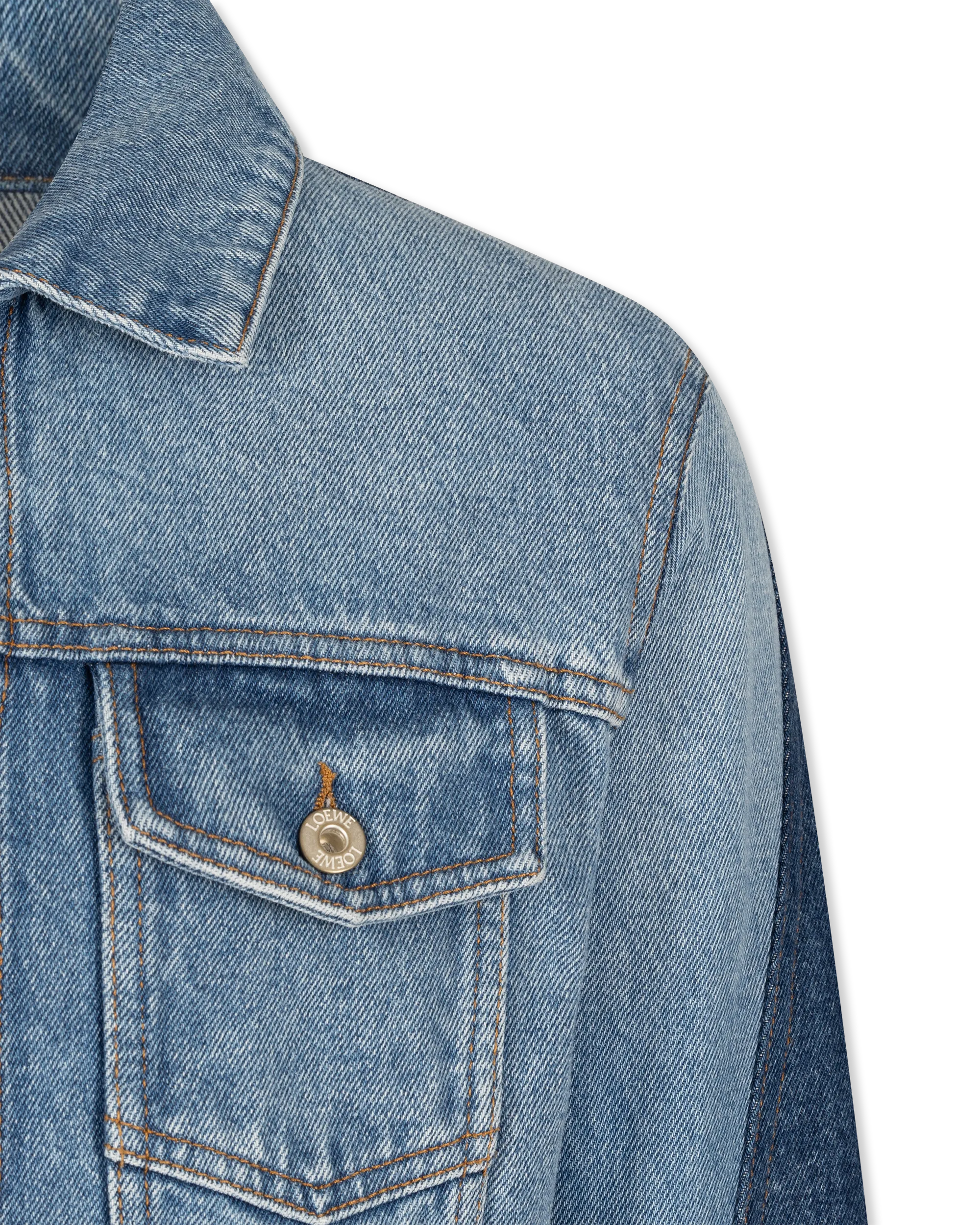 Cotton Trompe L'Oeil Denim Jacket