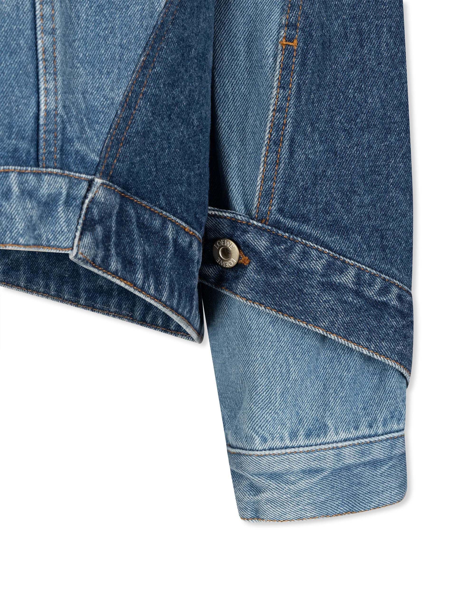 Cotton Trompe L'Oeil Denim Jacket