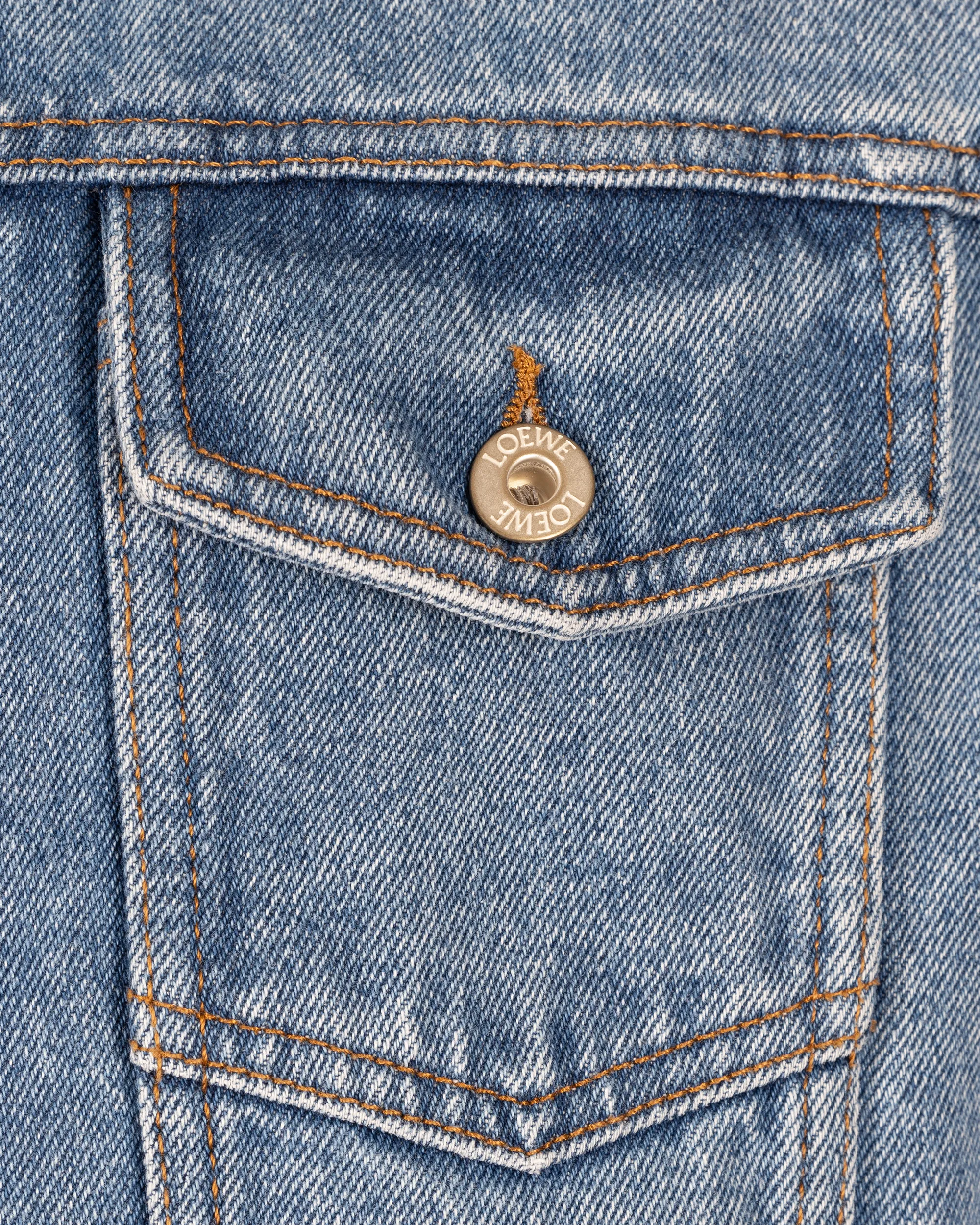 Cotton Trompe L'Oeil Denim Jacket