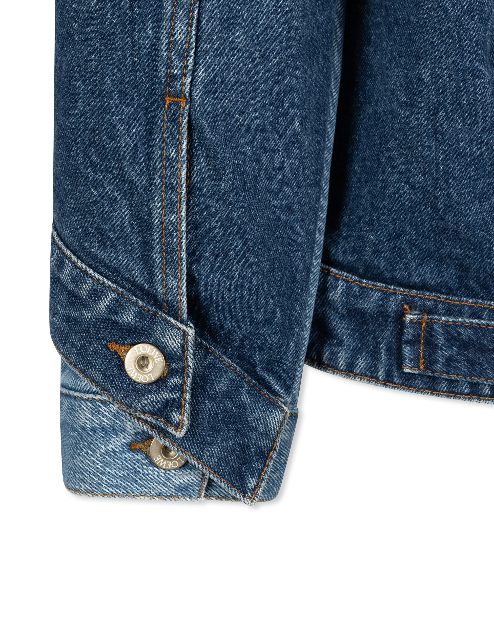 Cotton Trompe L'Oeil Denim Jacket