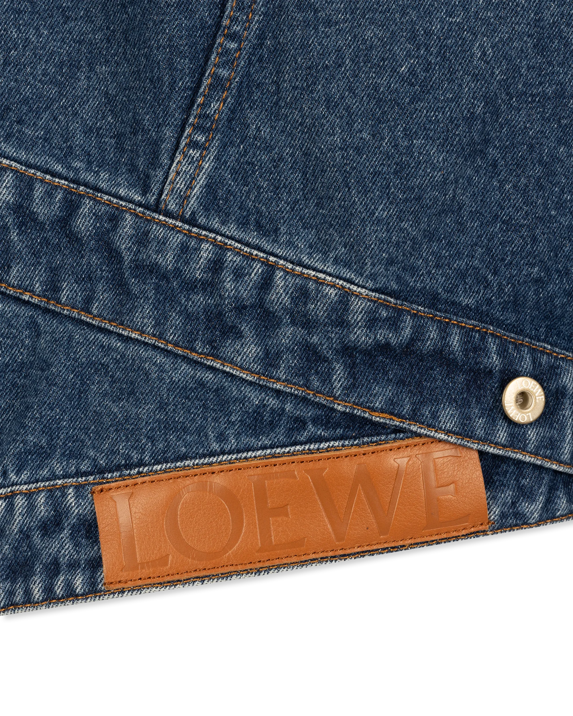Cotton Trompe L'Oeil Denim Jacket