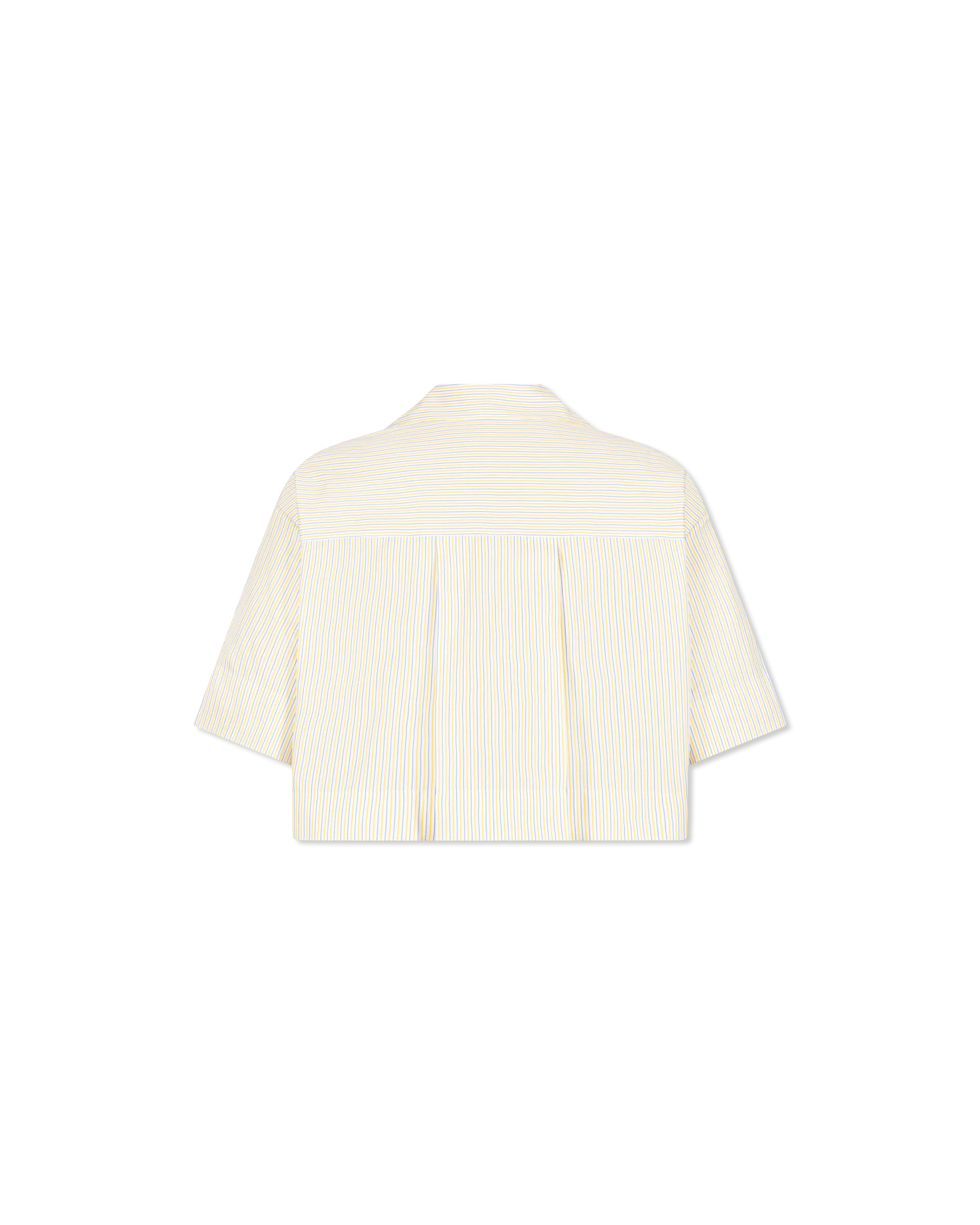 Striped Cropped Pyjama Shirt