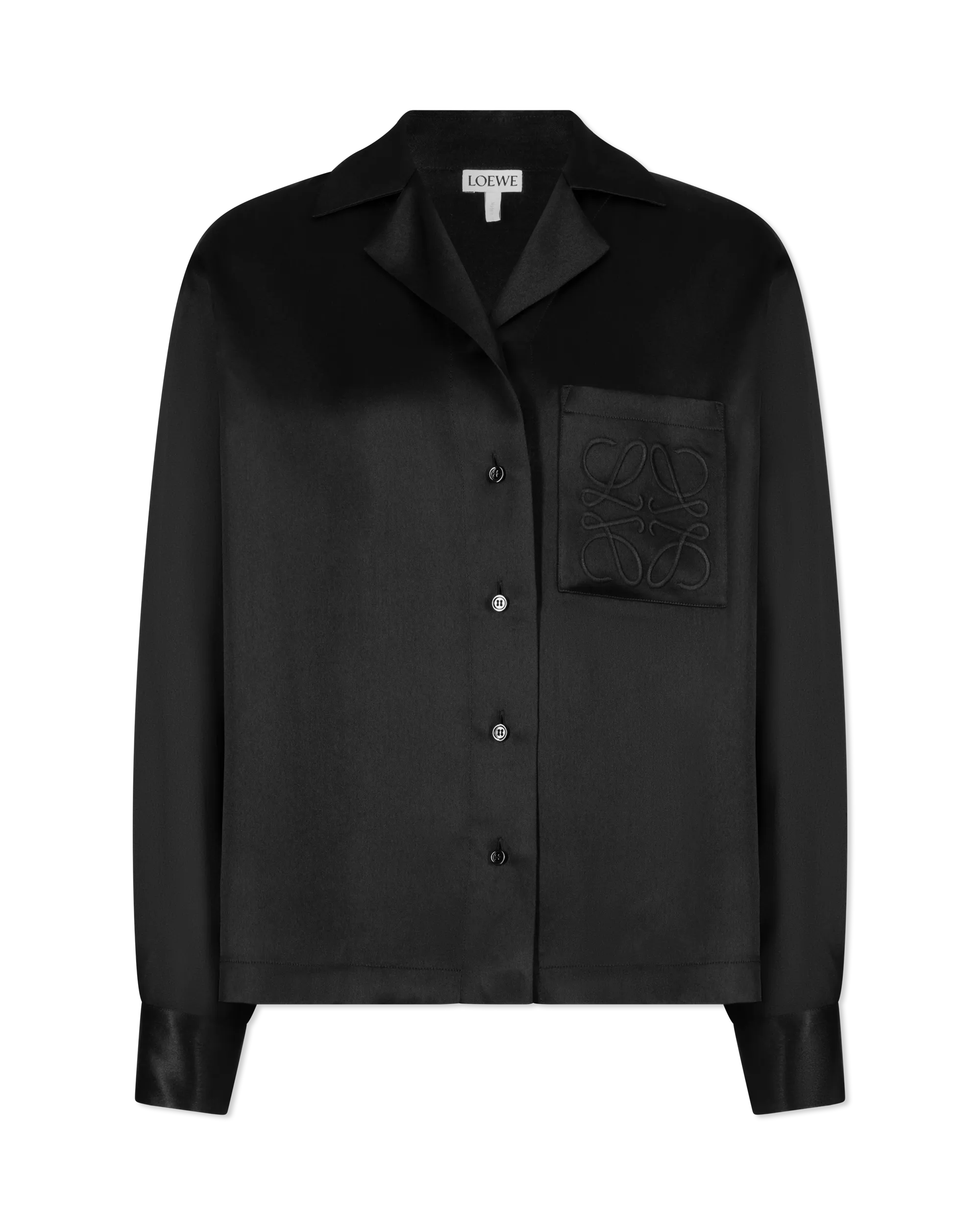 Silk Anagram Pyjama Blouse