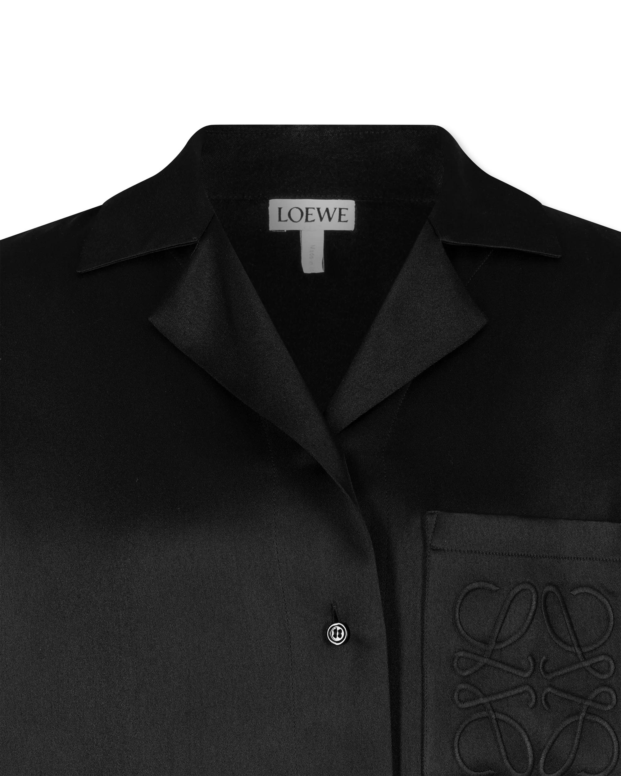 Silk Anagram Pyjama Blouse