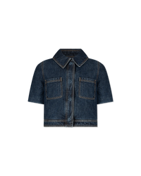 Reproportioned Cropped Denim Jacket