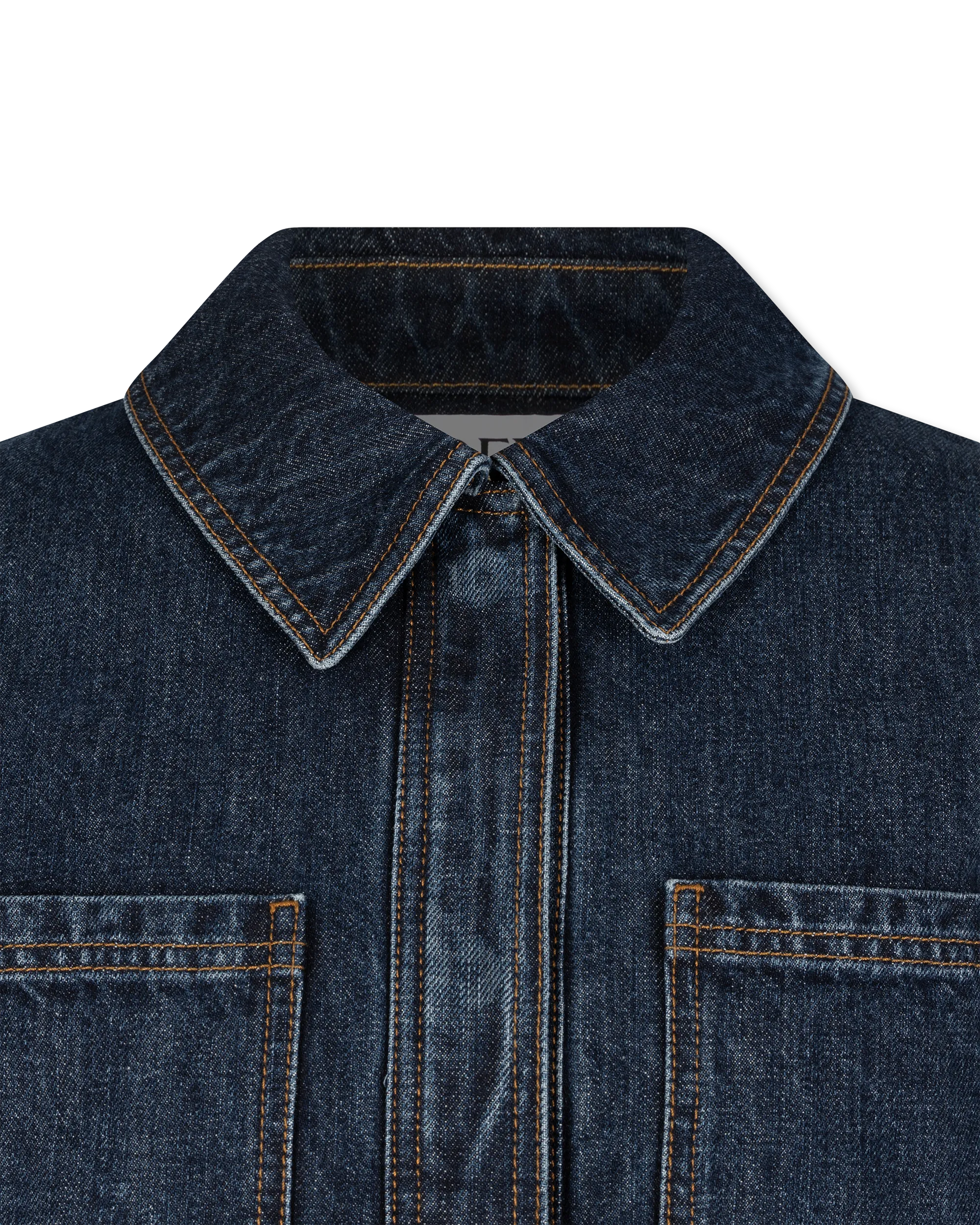 Reproportioned Cropped Denim Jacket