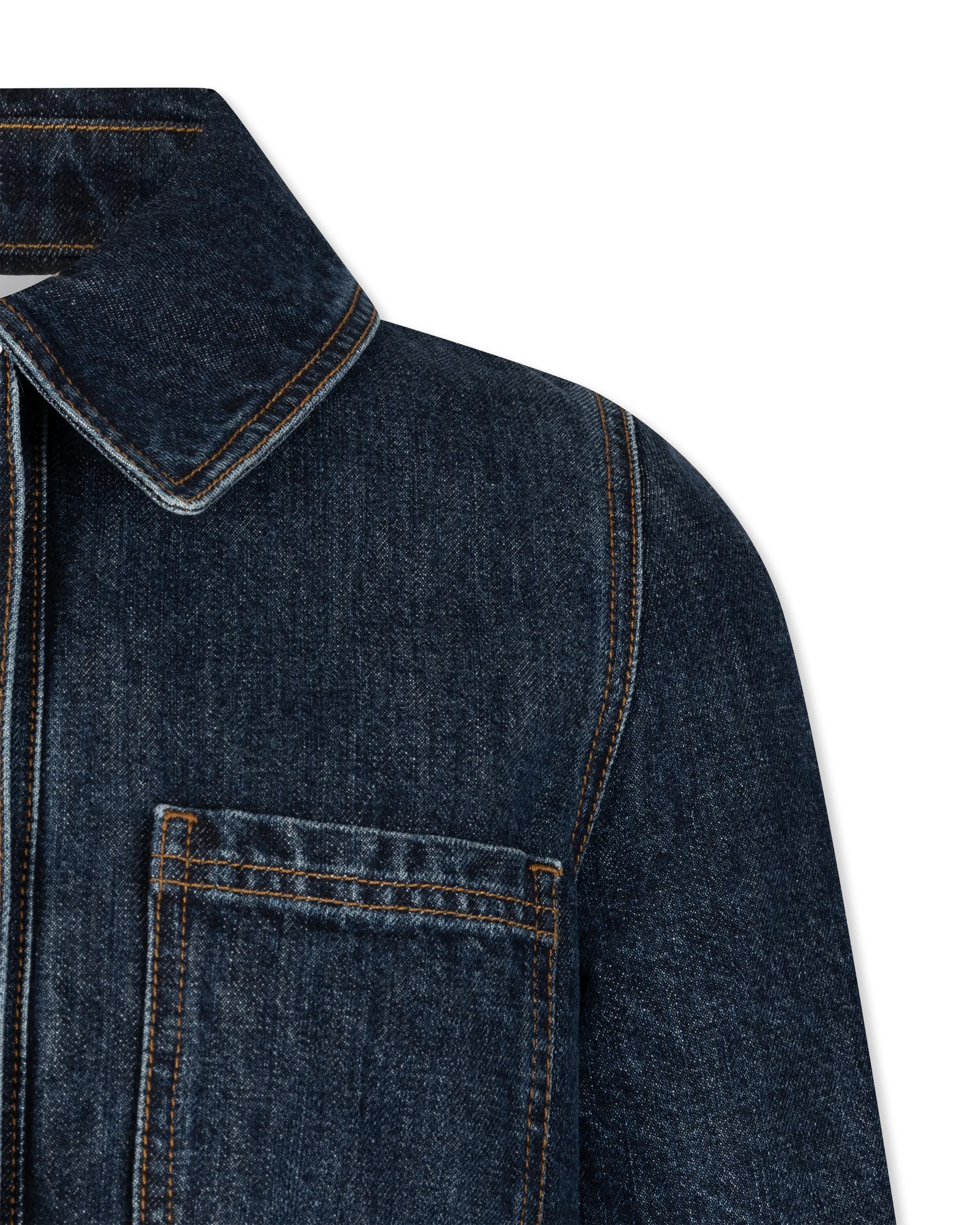 Reproportioned Cropped Denim Jacket