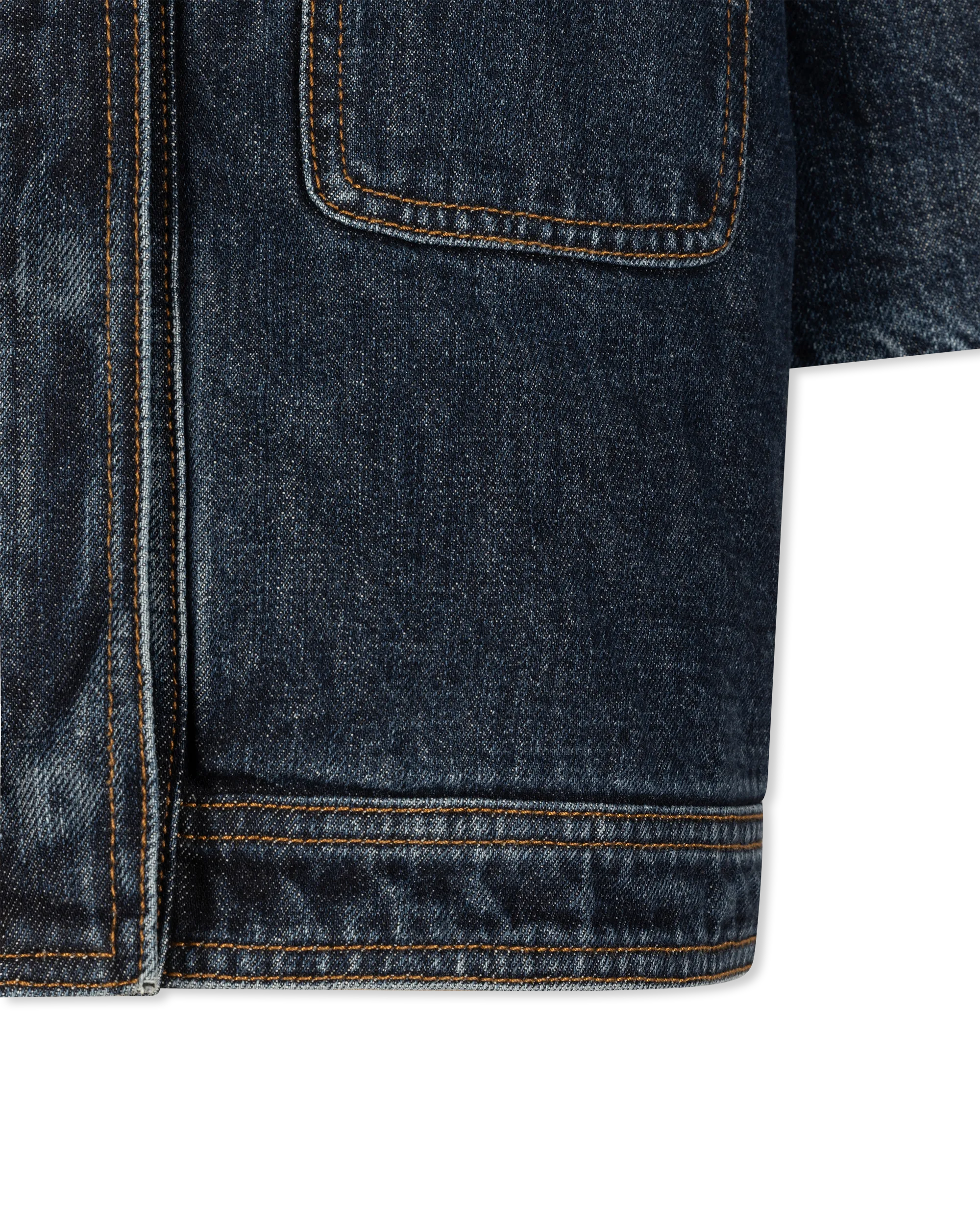 Reproportioned Cropped Denim Jacket