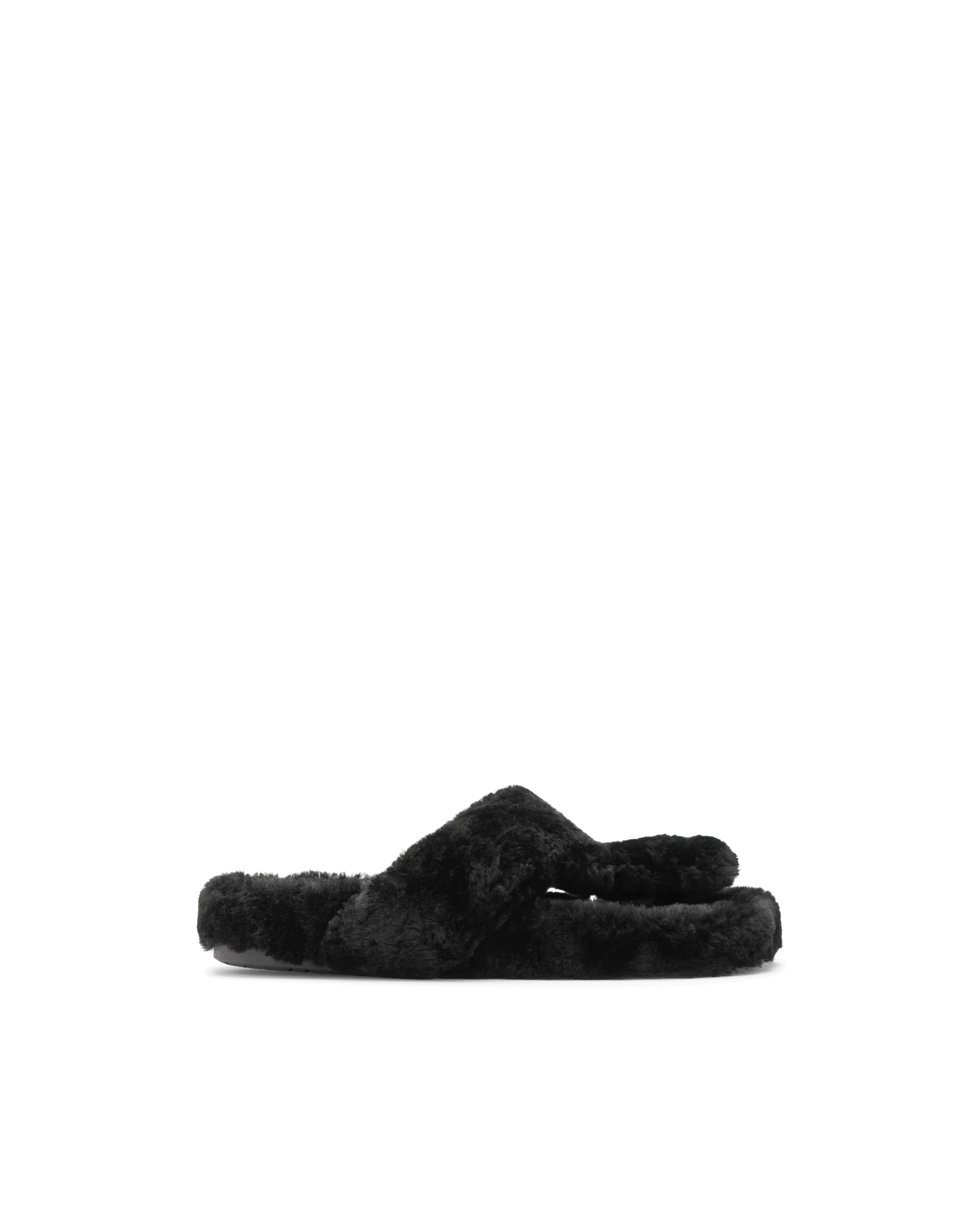 Shearling Ease Sandals - DIHSAN