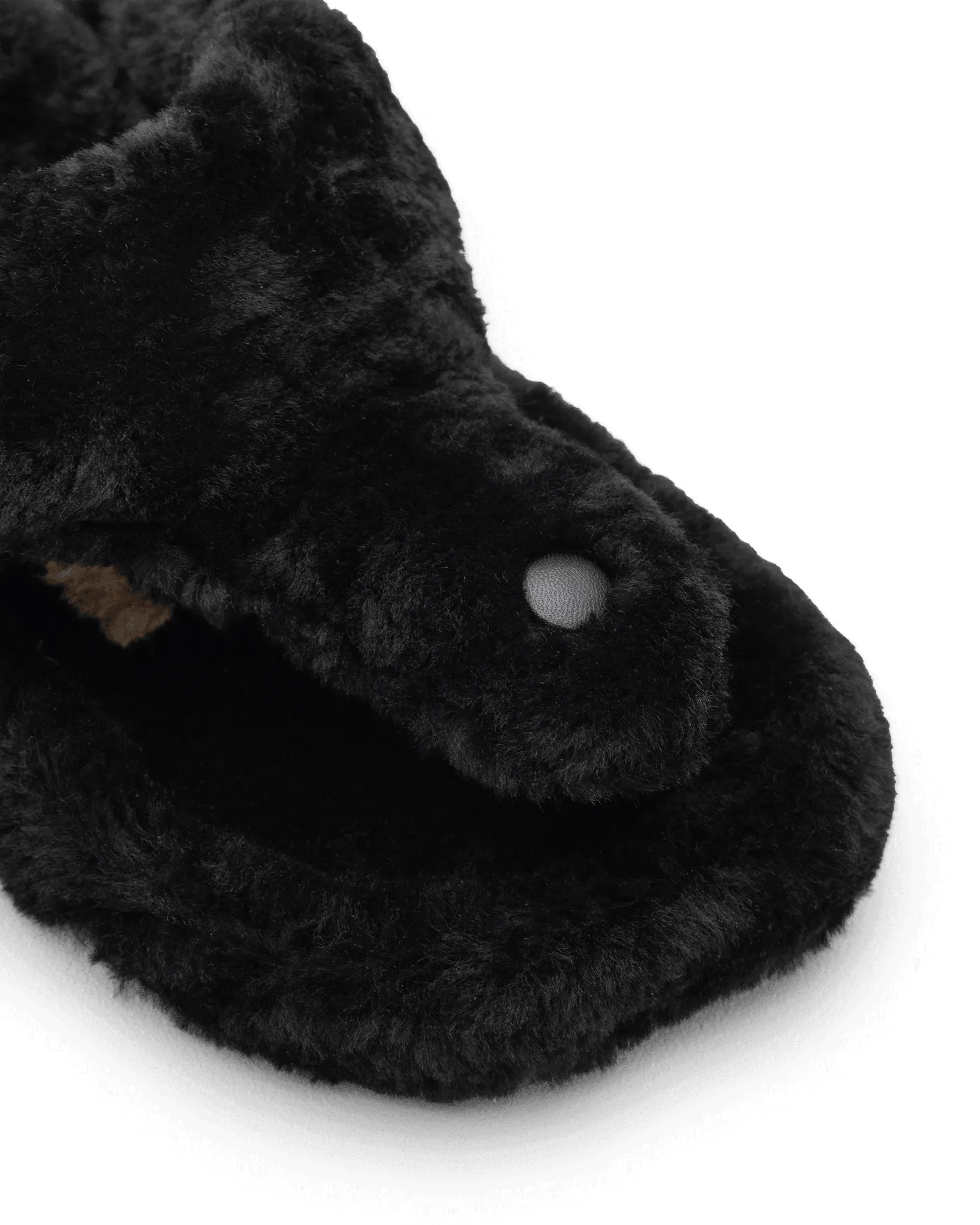 Shearling Ease Sandals - DIHSAN