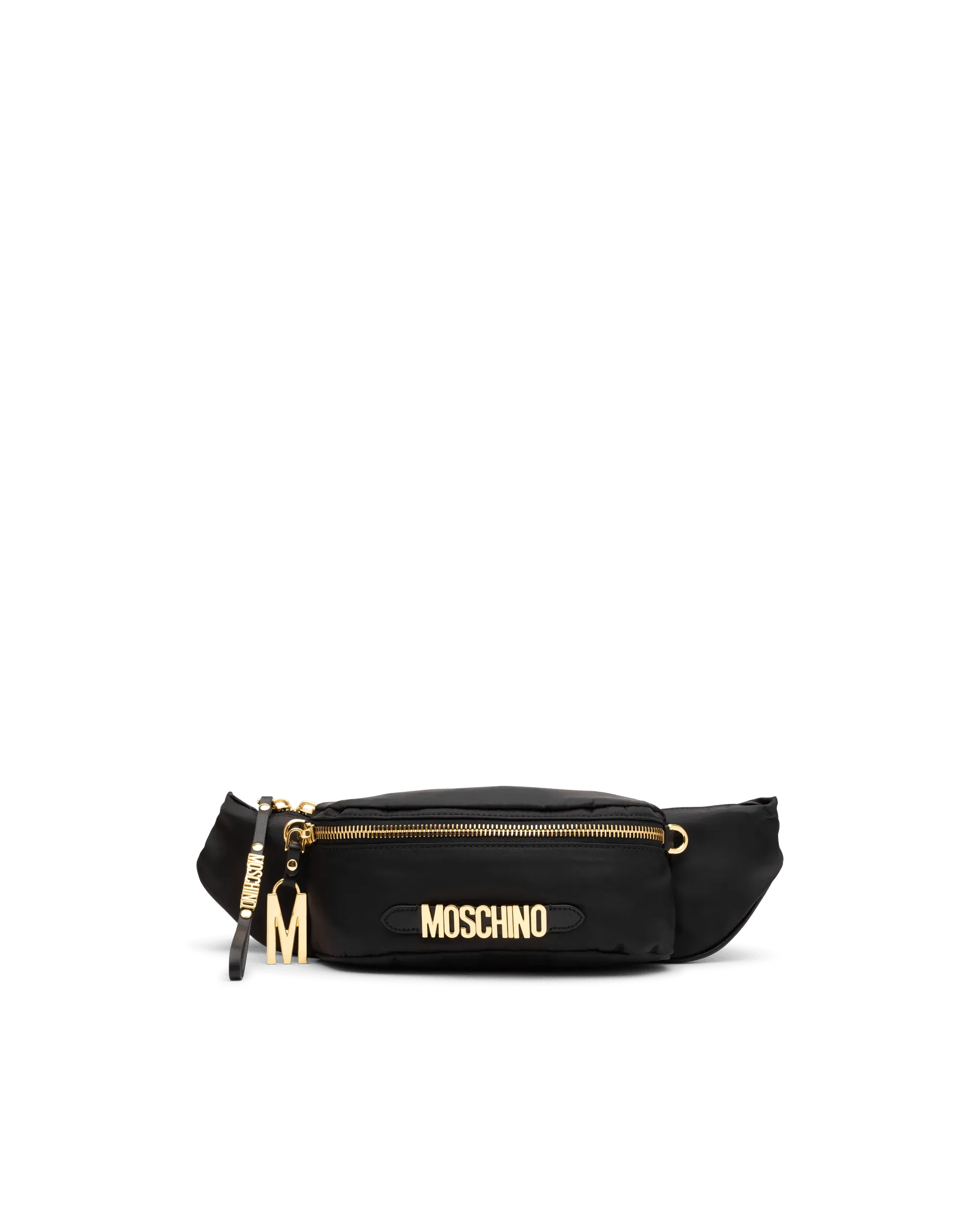 Lettering Logo Nylon Belt Bag - DIHSAN