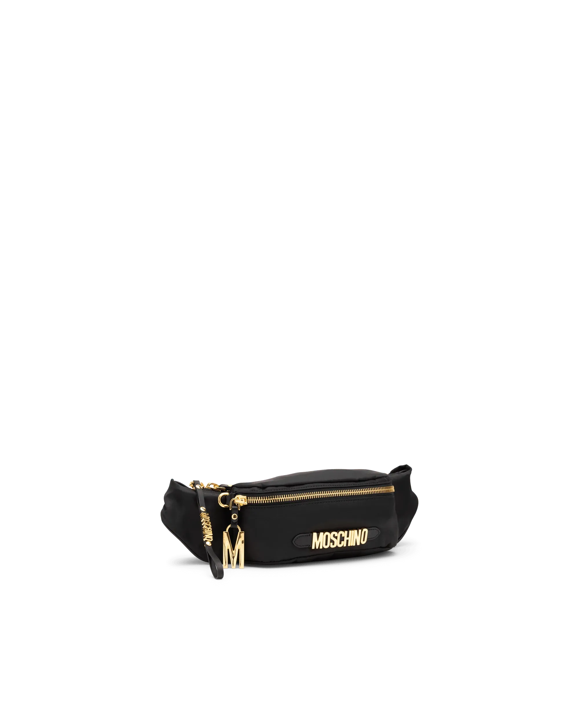 Lettering Logo Nylon Belt Bag - DIHSAN