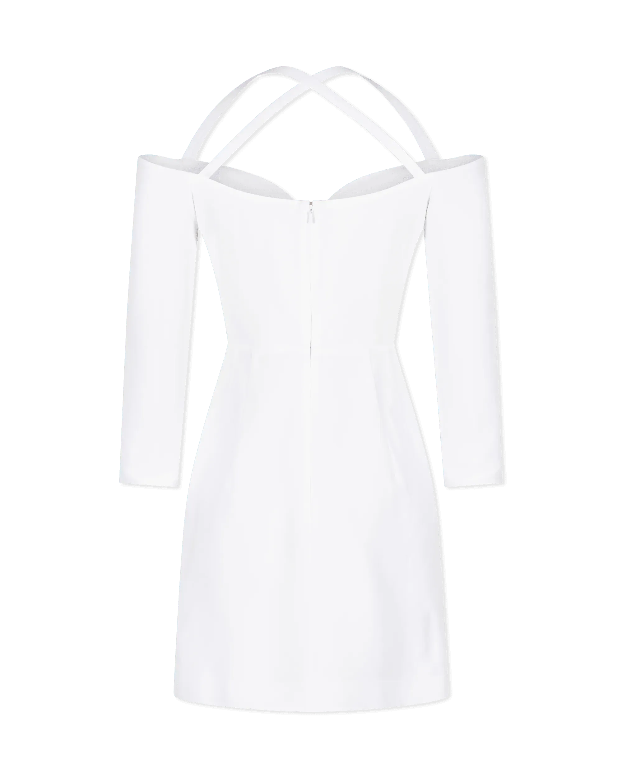 Sweetheart Neckline Minidress - DIHSAN