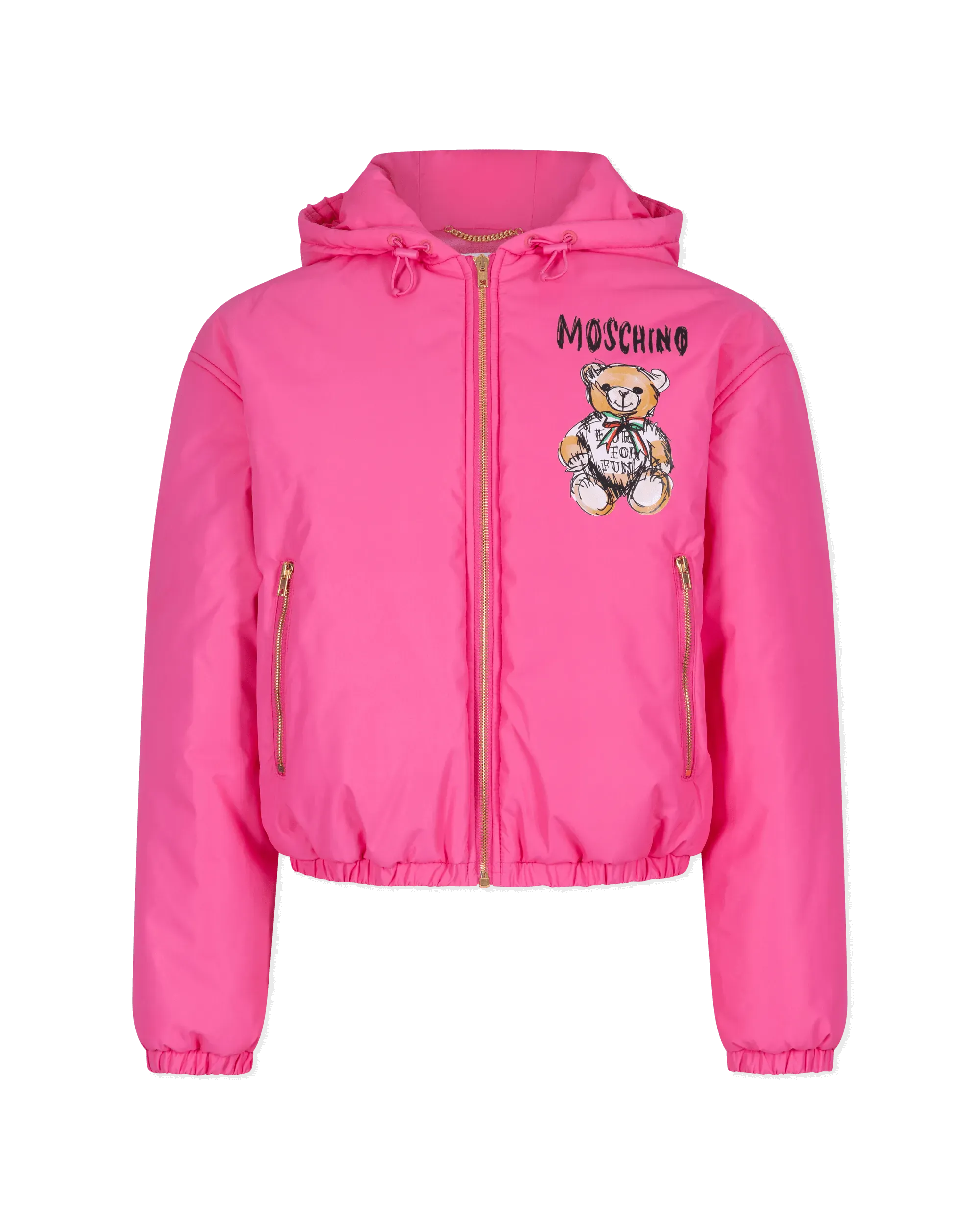 Teddy Bear Hooded Puffer Jacket - DIHSAN