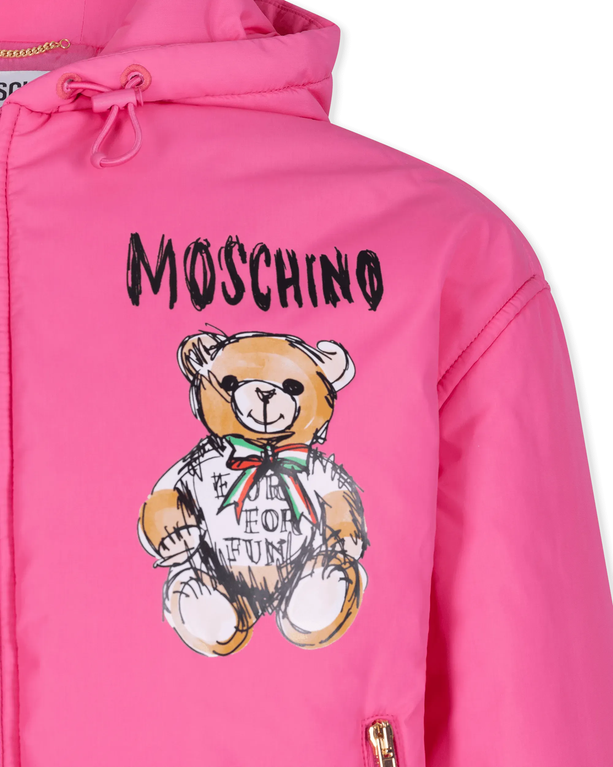 Teddy Bear Hooded Puffer Jacket - DIHSAN