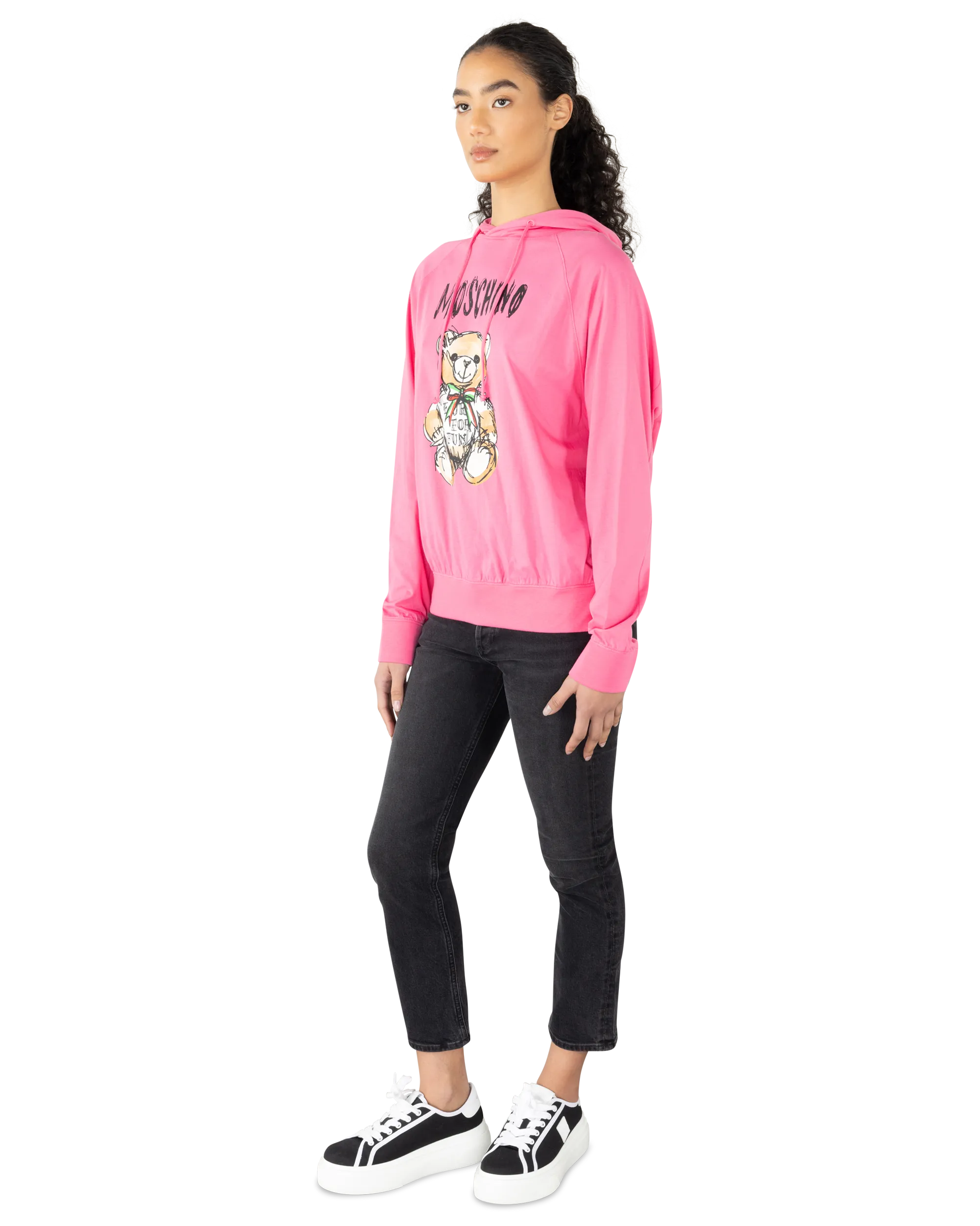 Drawn Teddy Bear Hoodie