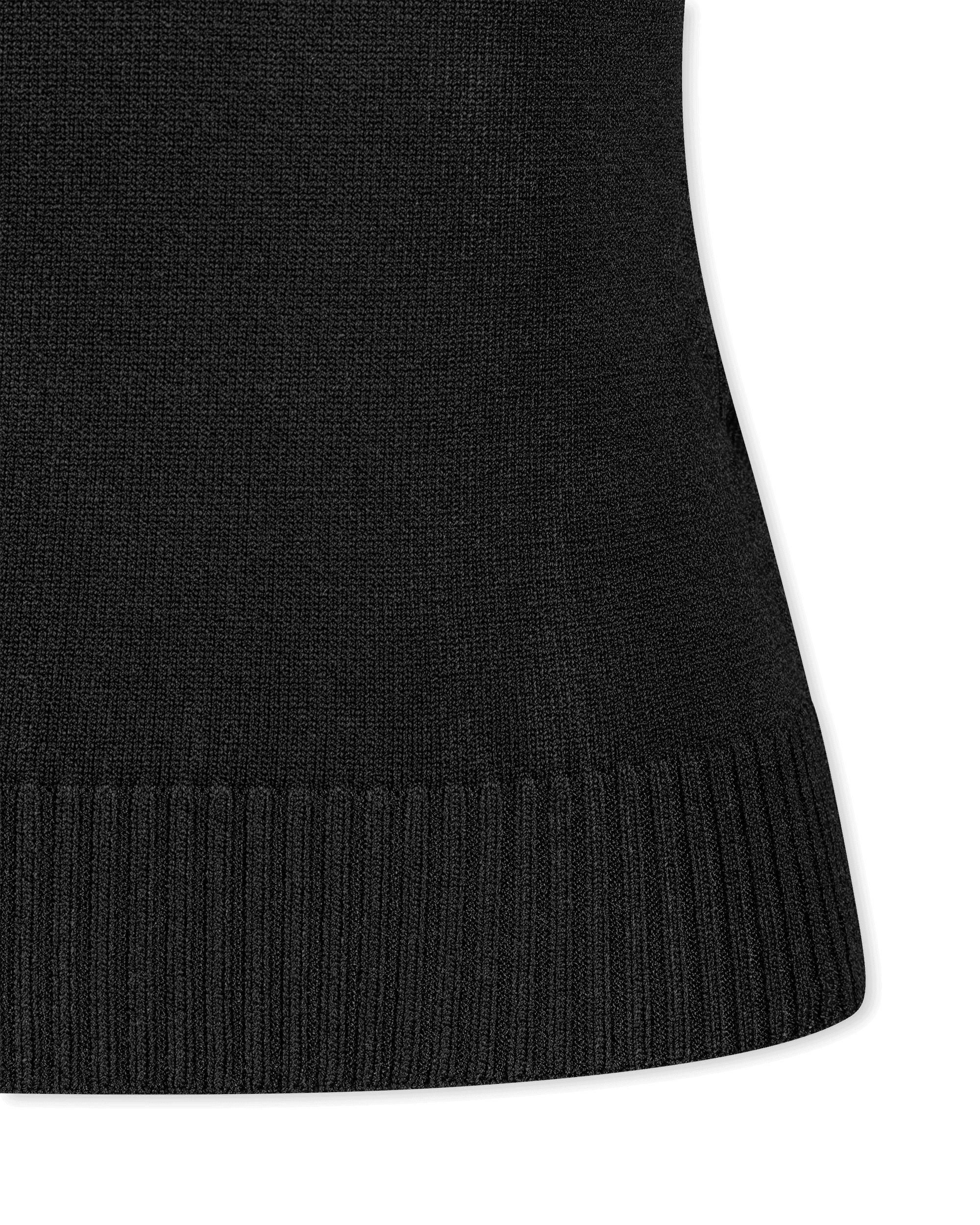 Decorative Button Ribbed Tank-Top - DIHSAN