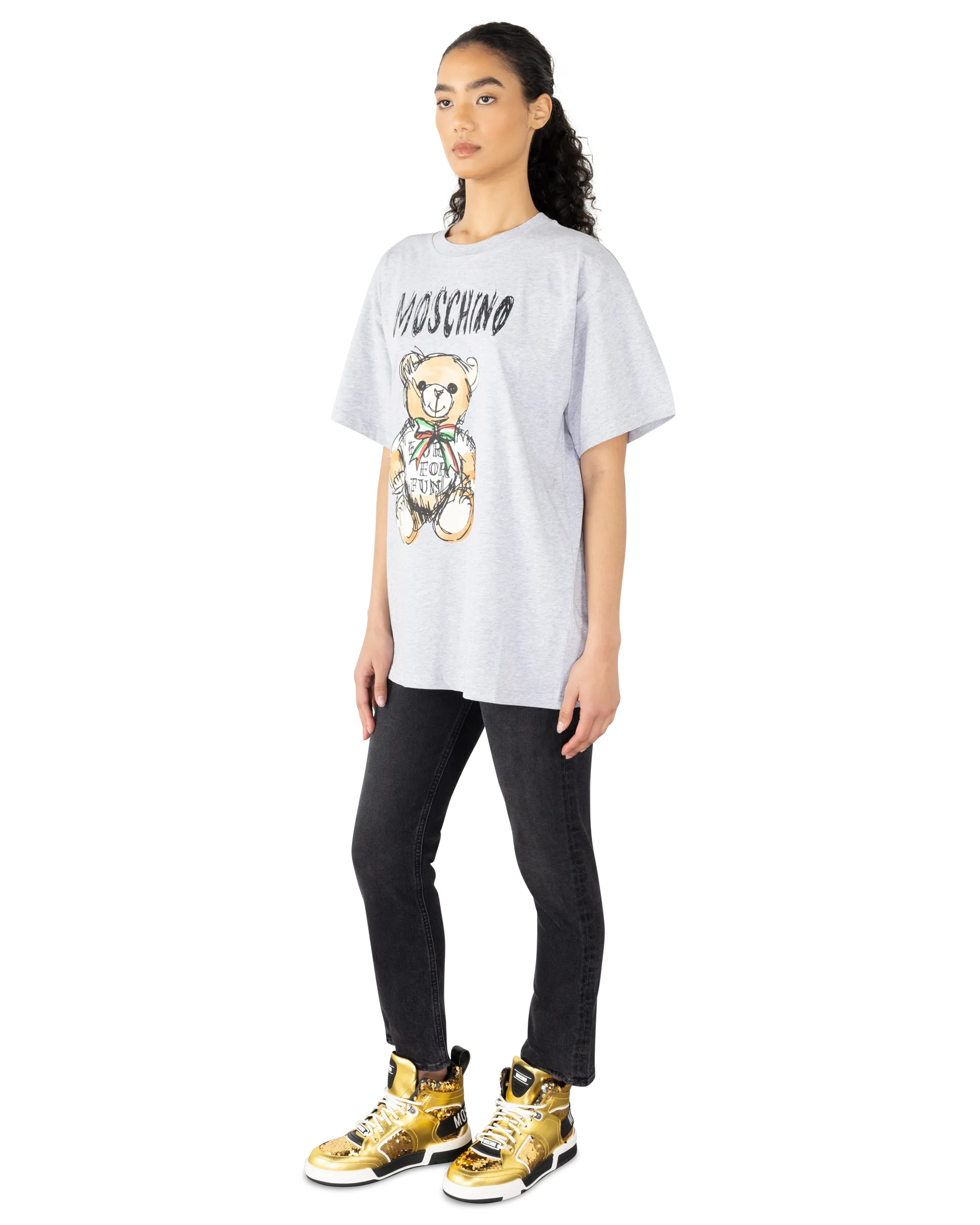 Drawn Teddy Bear Organic Jersey T-Shirt