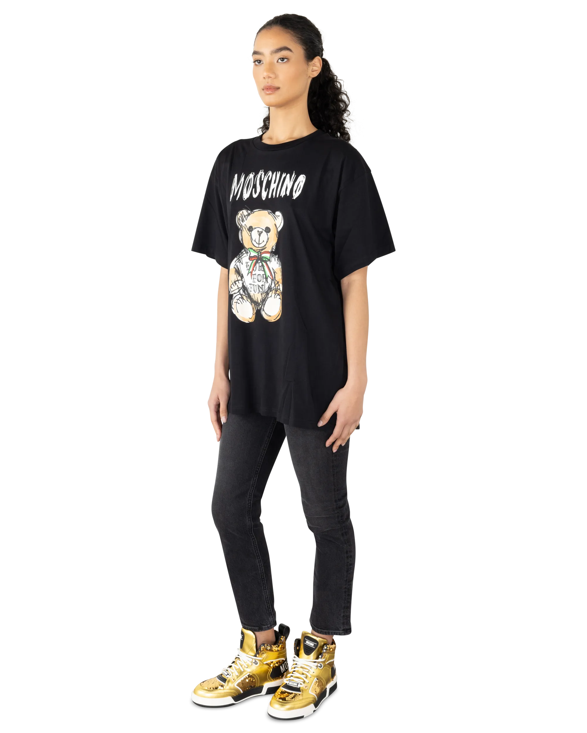 Drawn Teddy Bear Organic Jersey T-Shirt