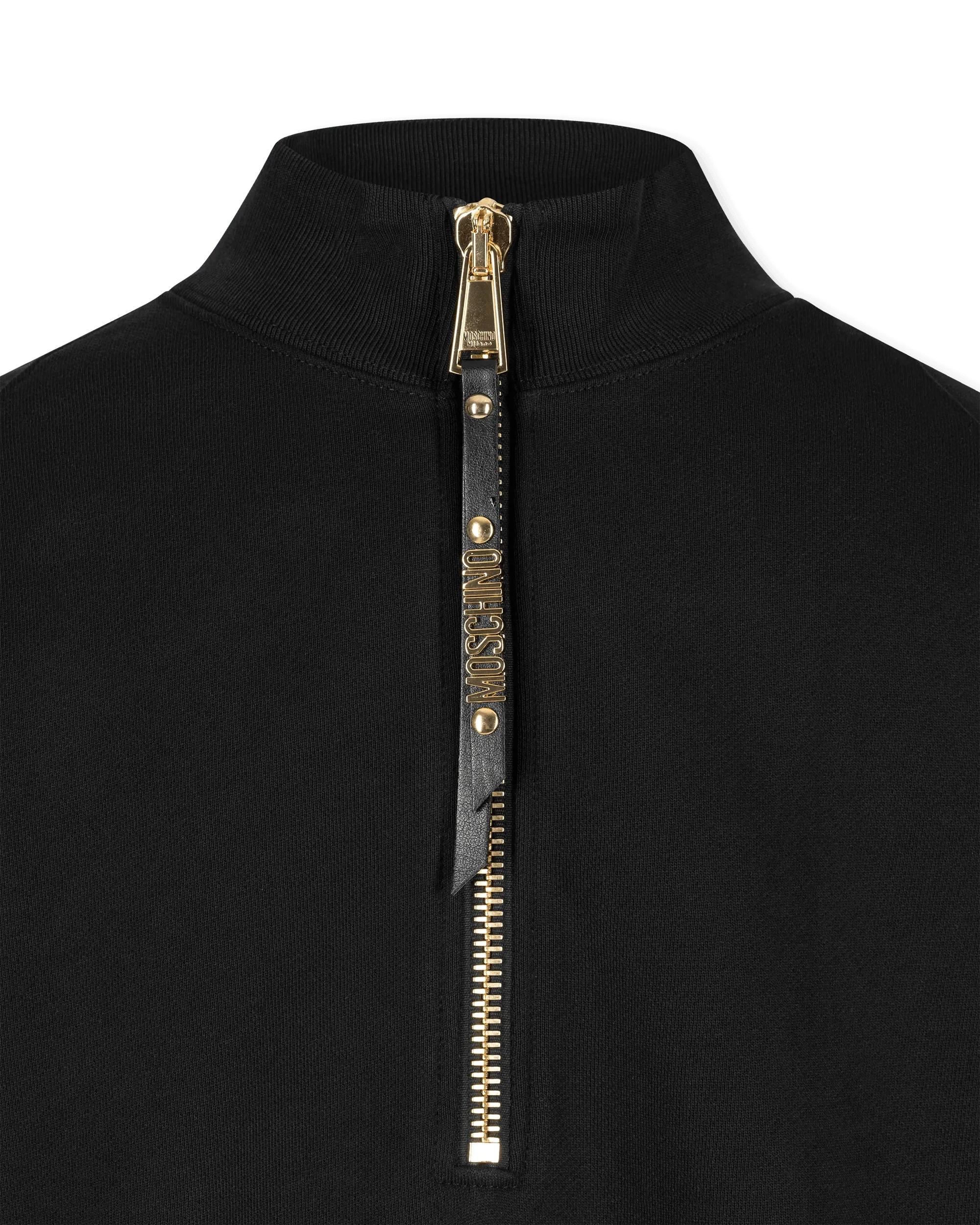 Logo Plaque Zip-Puller Sweatshirt - DIHSAN