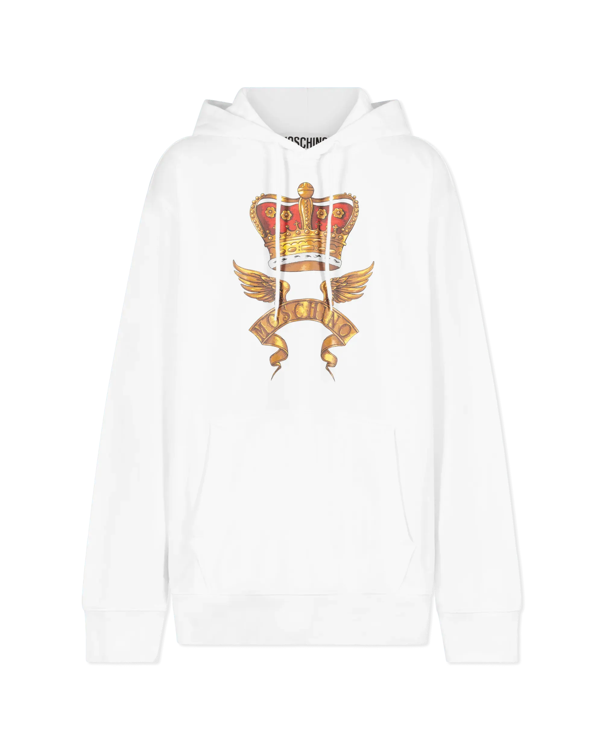 Crown Printed Archive Scarves Hoodie - DIHSAN