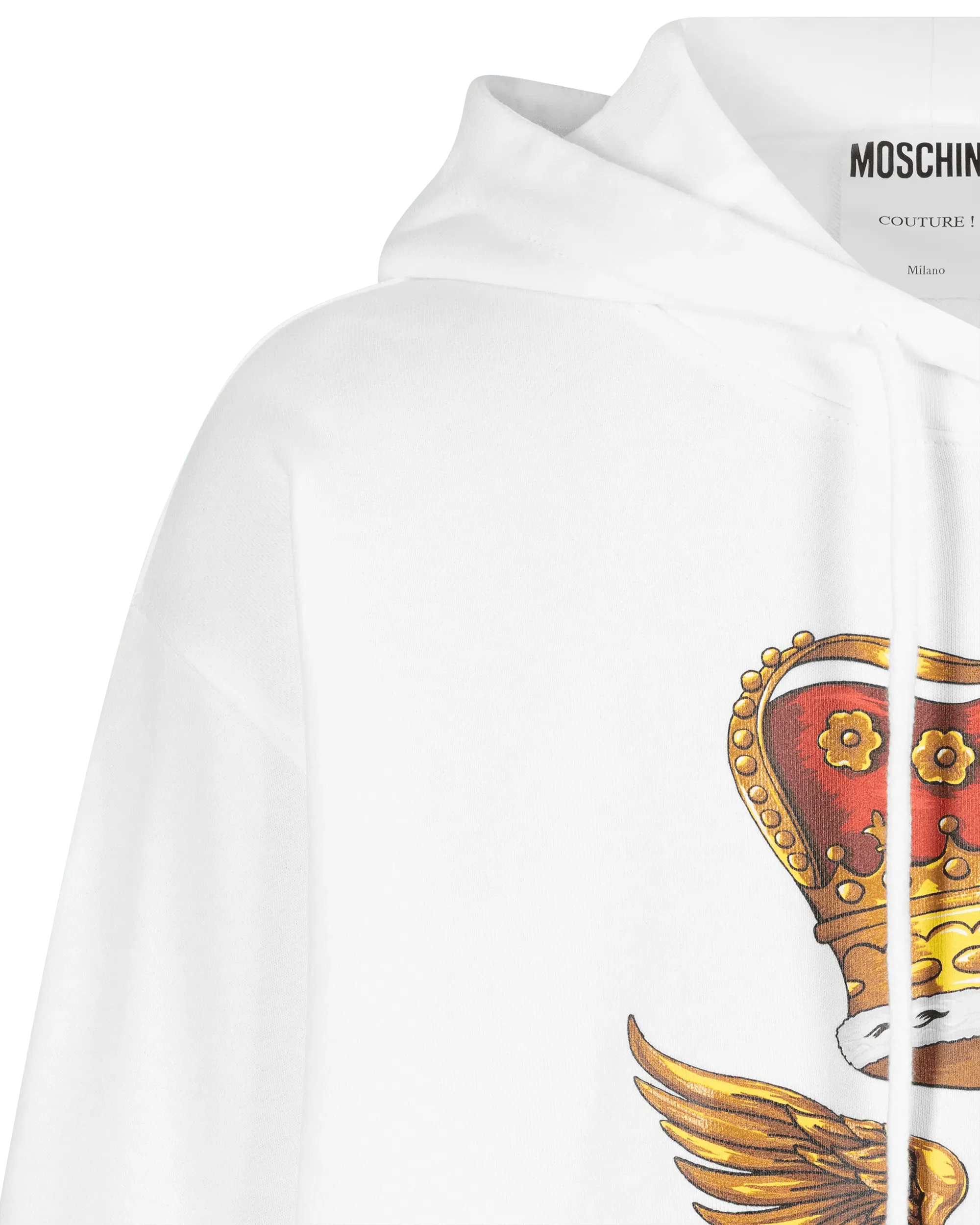 Crown Printed Archive Scarves Hoodie - DIHSAN