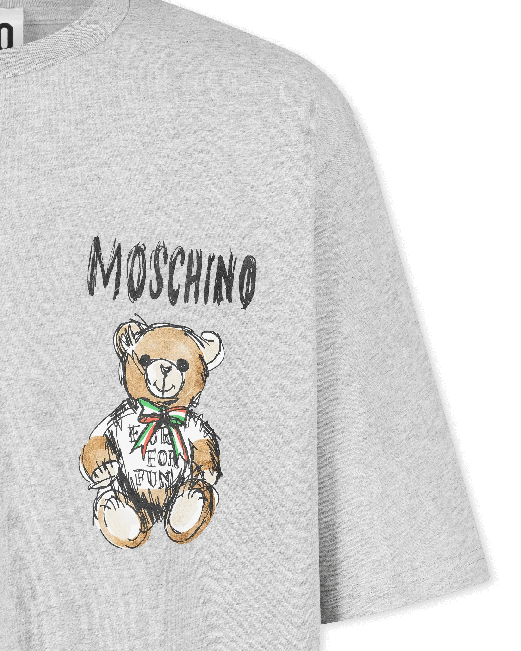 Mini Drawn Teddy Bear Organic T-Shirt - DIHSAN