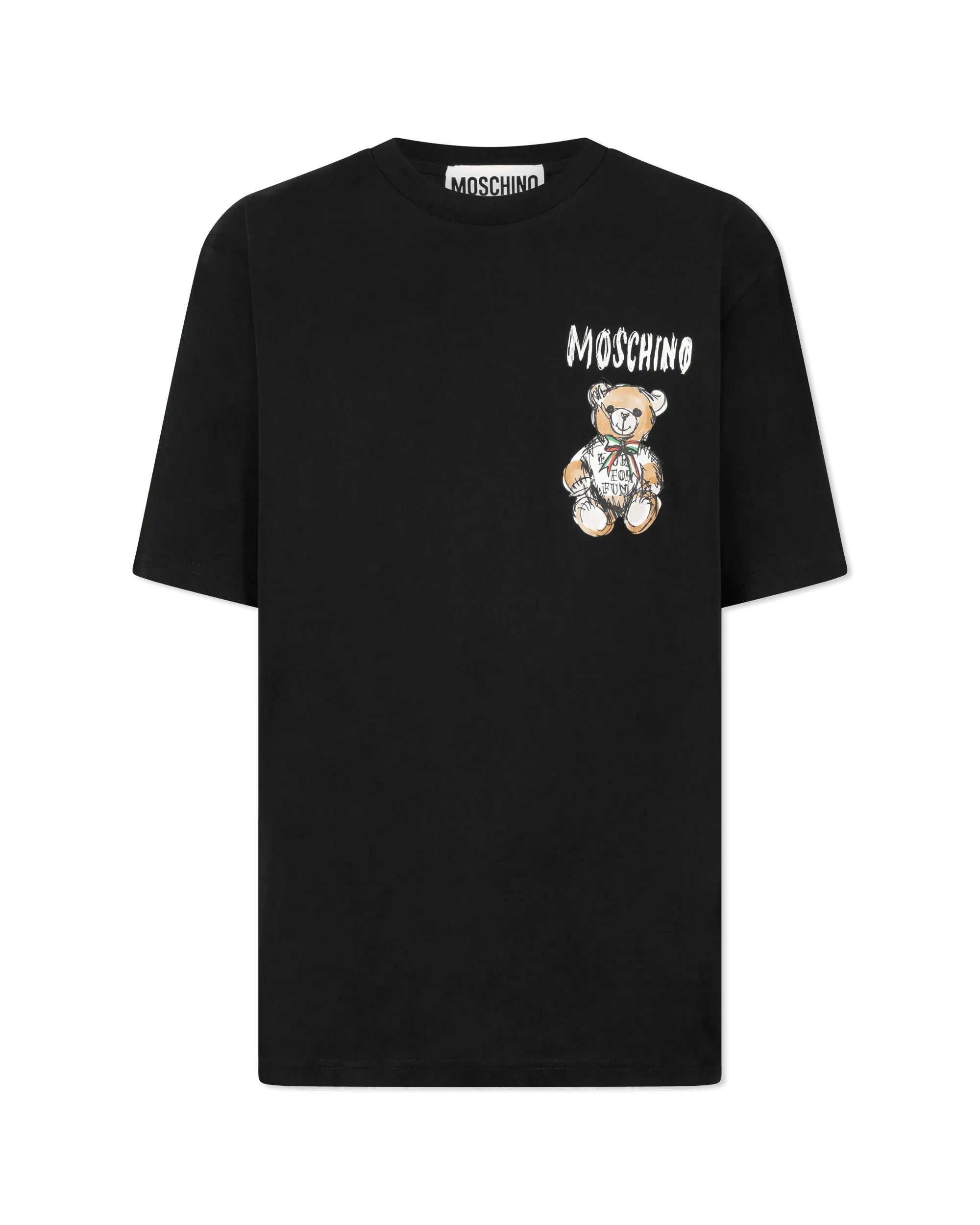 Mini Drawn Teddy Bear Organic T-Shirt - DIHSAN