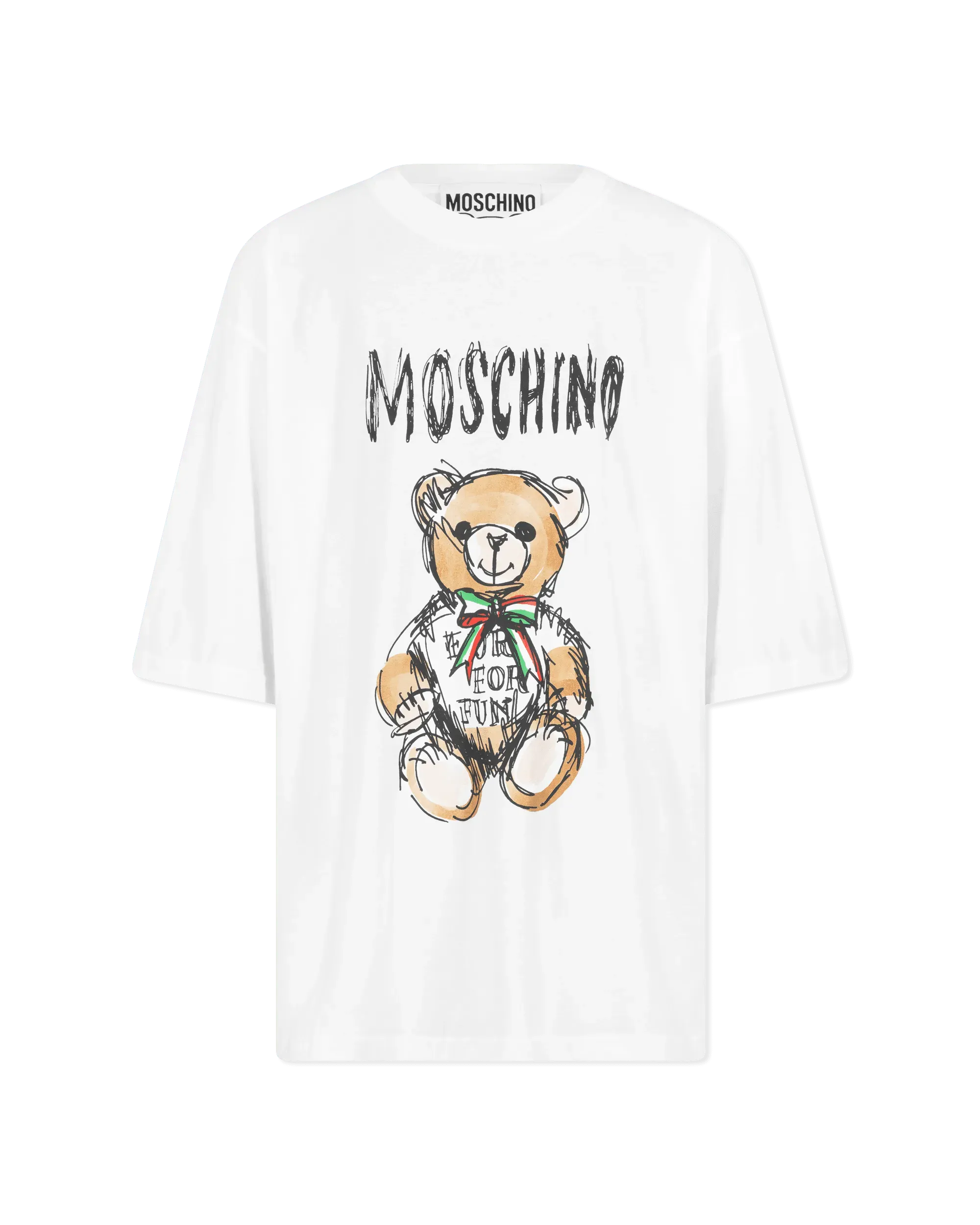 Drawn Teddy Bear Organic T-Shirt - DIHSAN